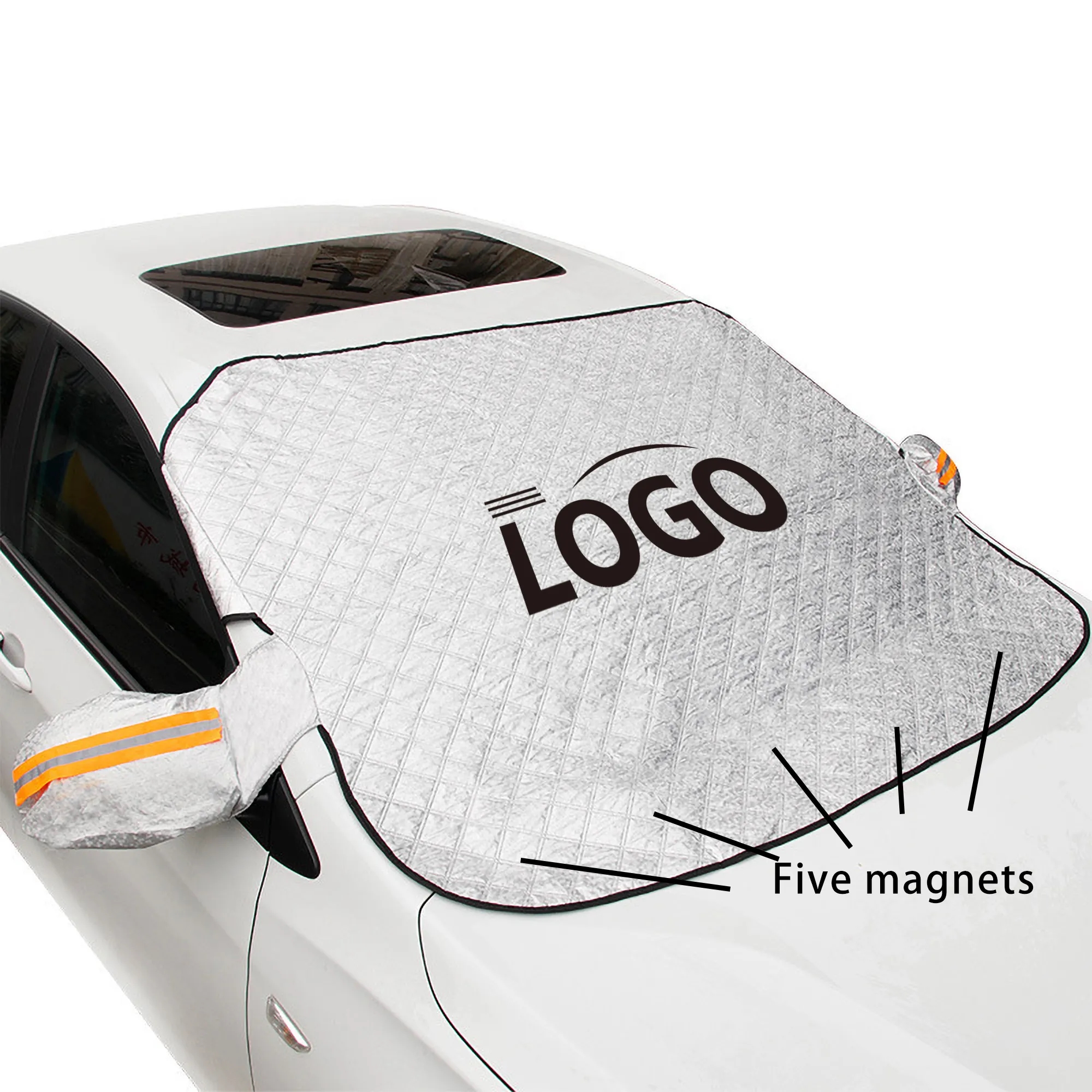 Snow Cover UV Protection Sunshade Universal Car Shield 2