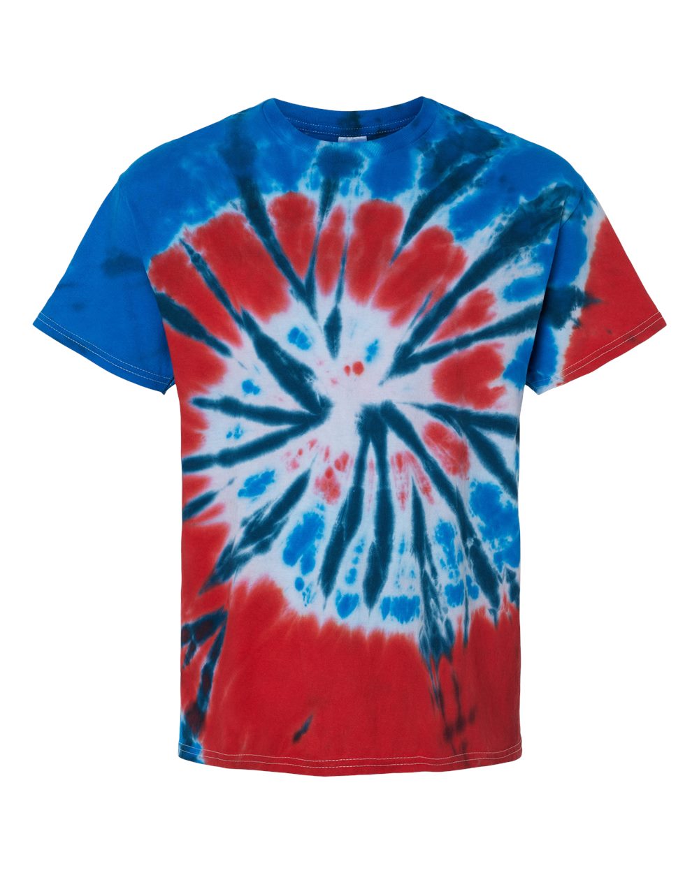 Unisex Multi-Color Tie-Dyed T-Shirt - 1000 111