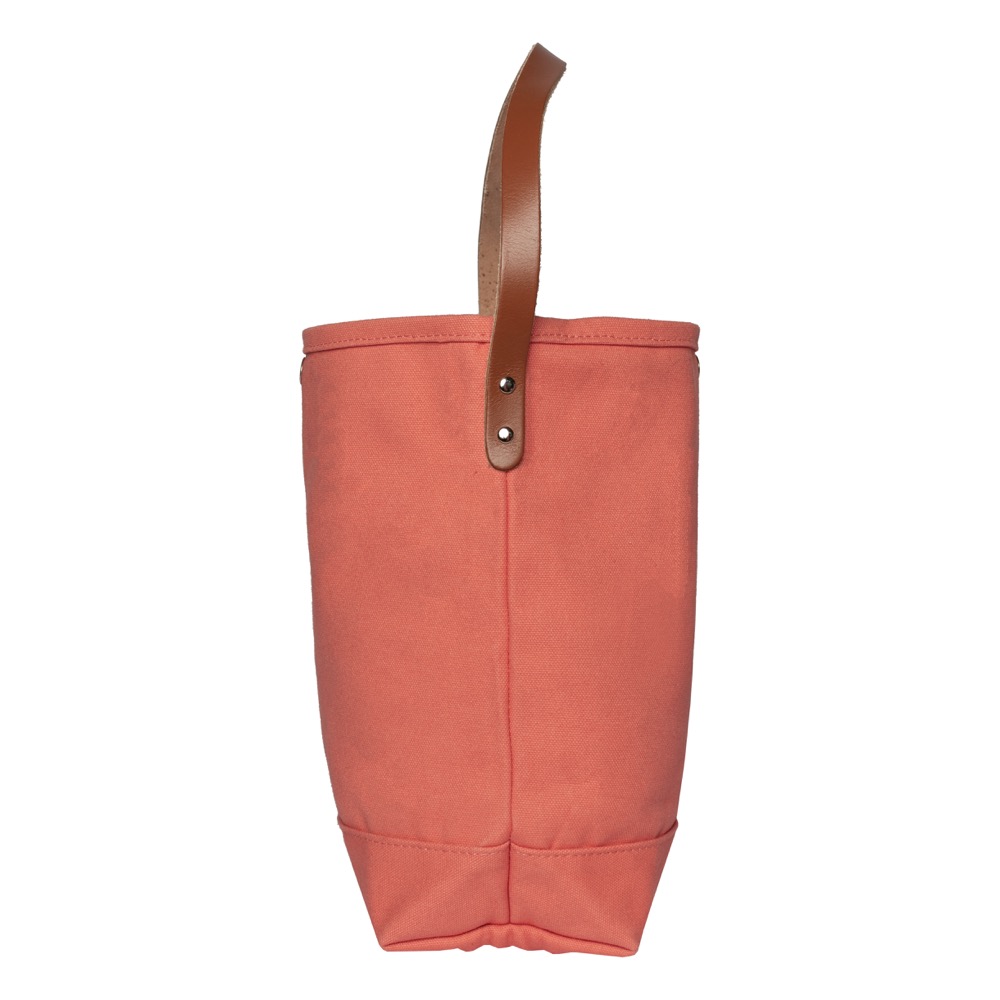 18 Oz. Super Heavy Canvas Bucket Tote w/Leather Handle 4
