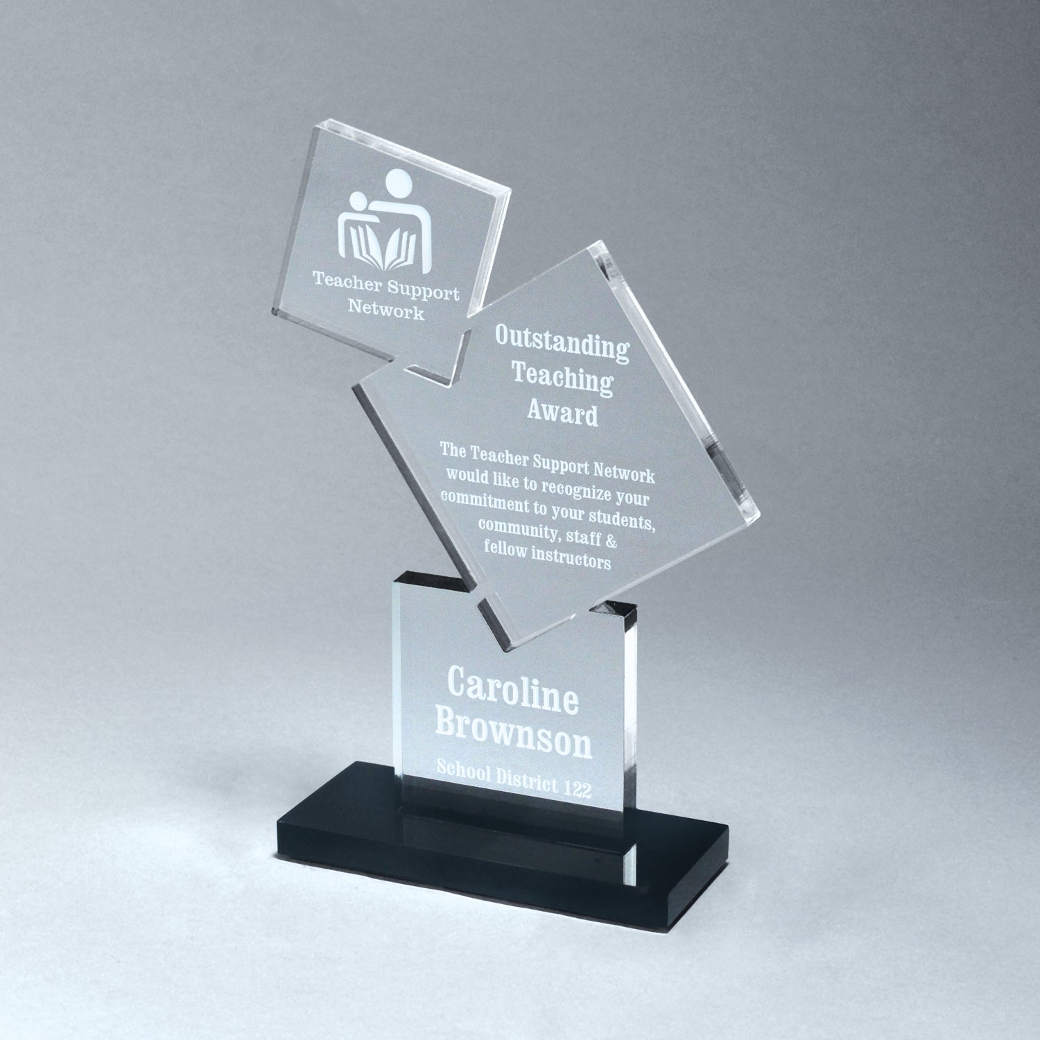 Stacked Block Award 3