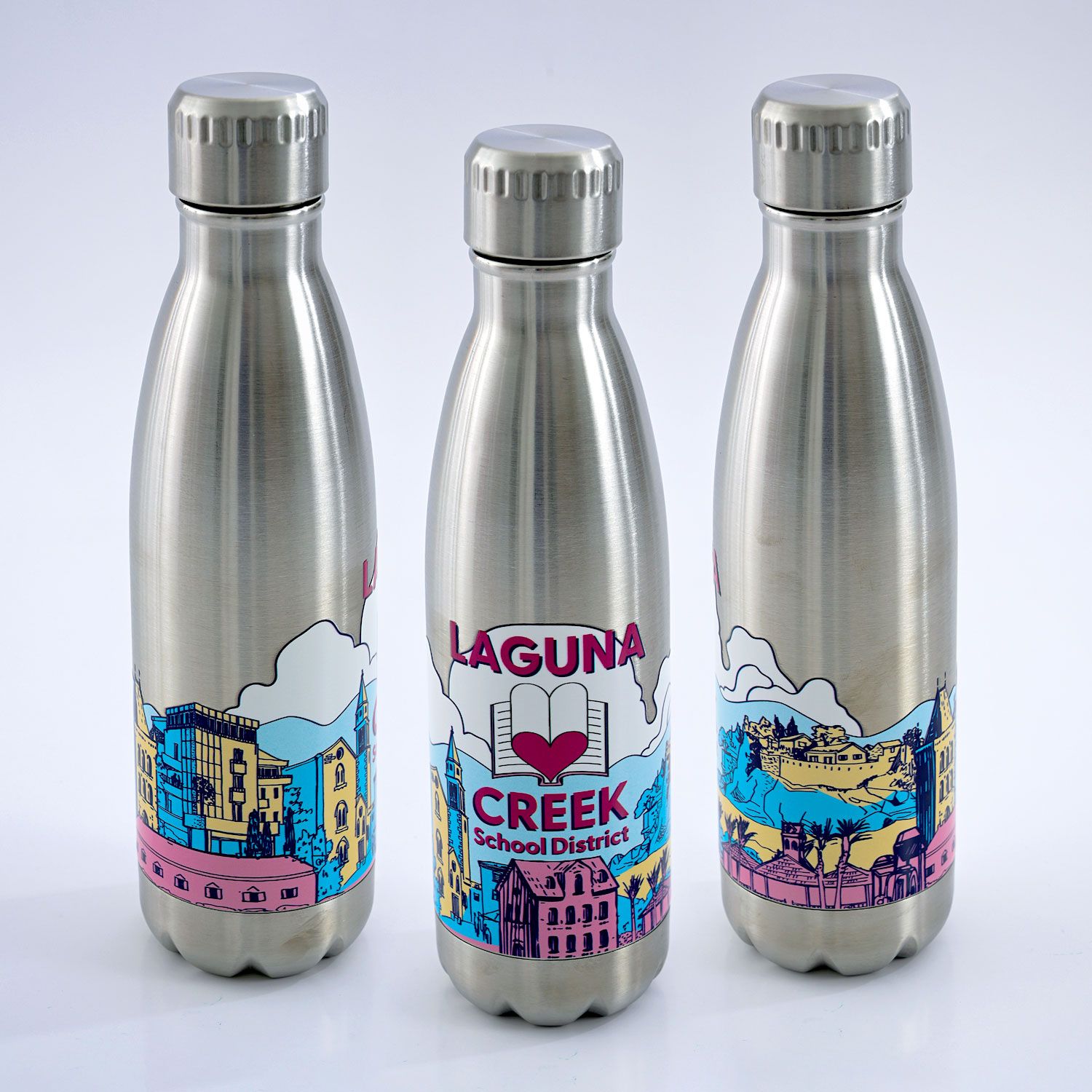 FULL COLOR SARATOGA VOYAGER STAINLESS BOTTLE 17OZ