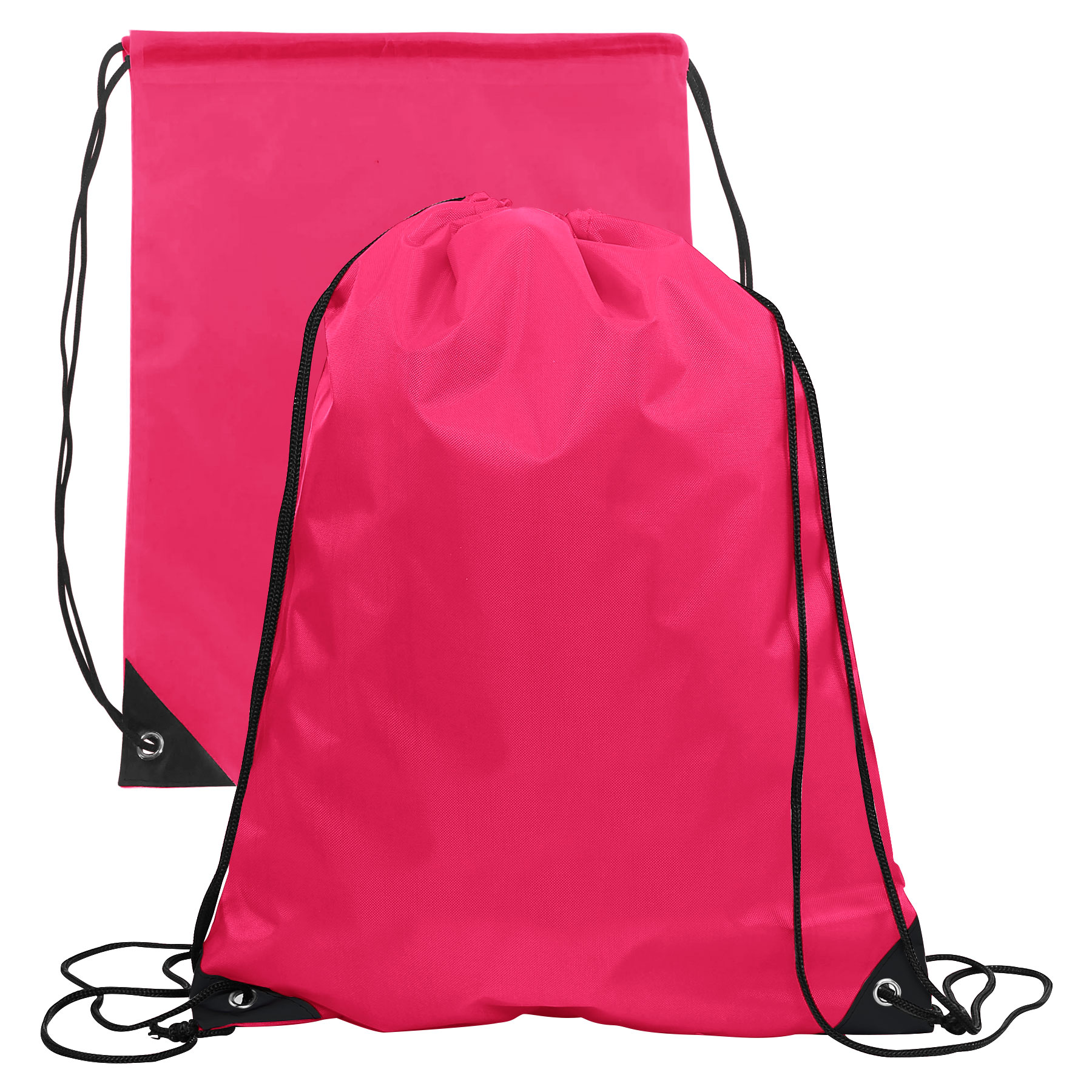 210D Polyester Drawstring Backpack (13" x 17") 10