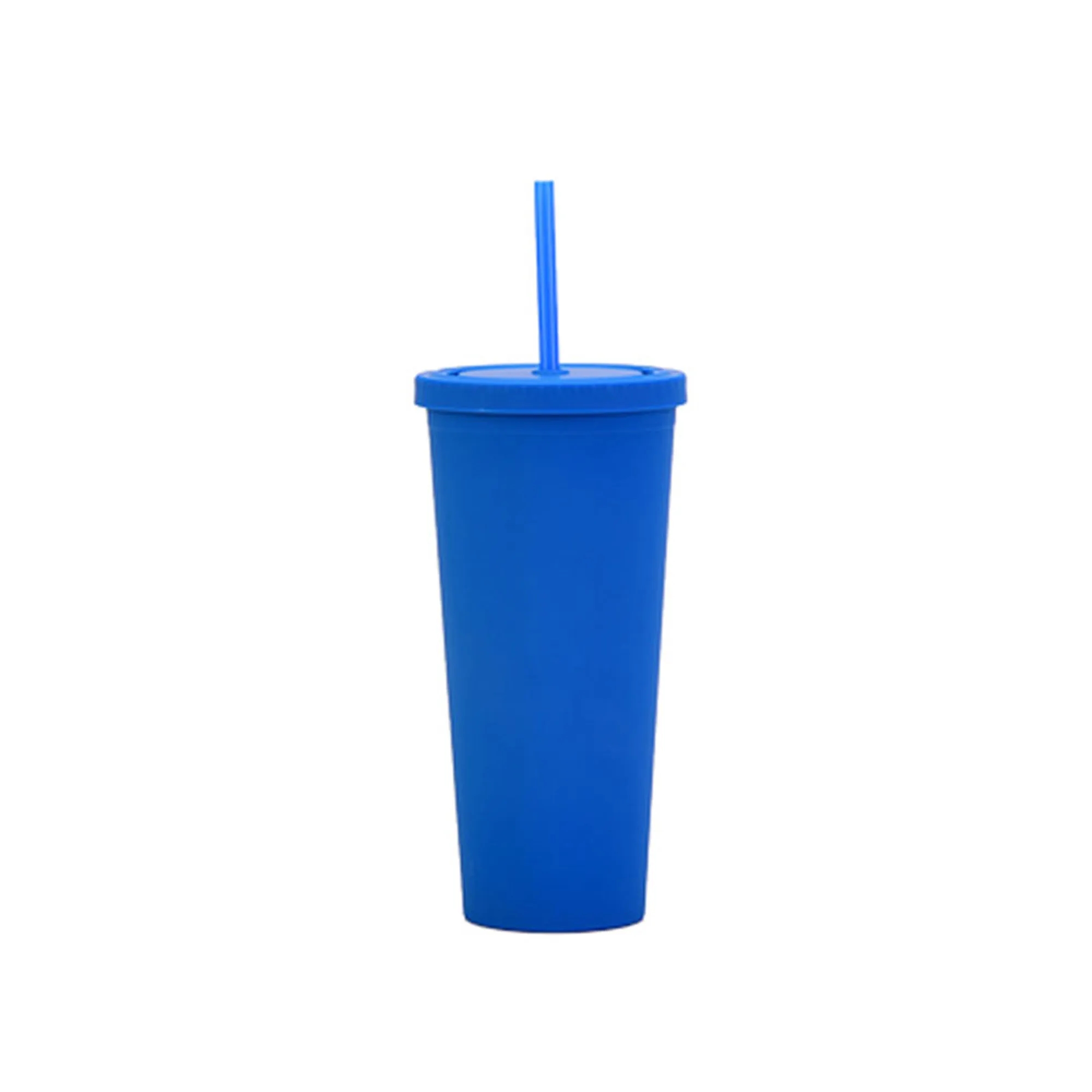 24oz Double Layer Bottle With Lid And Straw 8