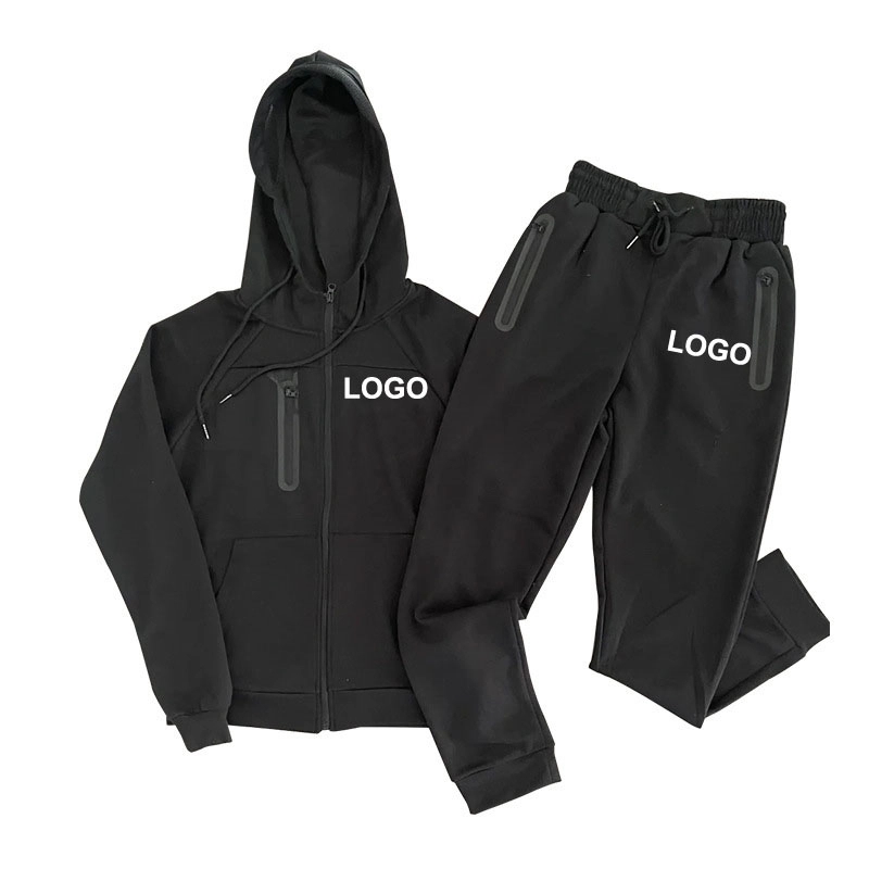 Custom Men's Hooded Athletic Tracksuit Casual 3