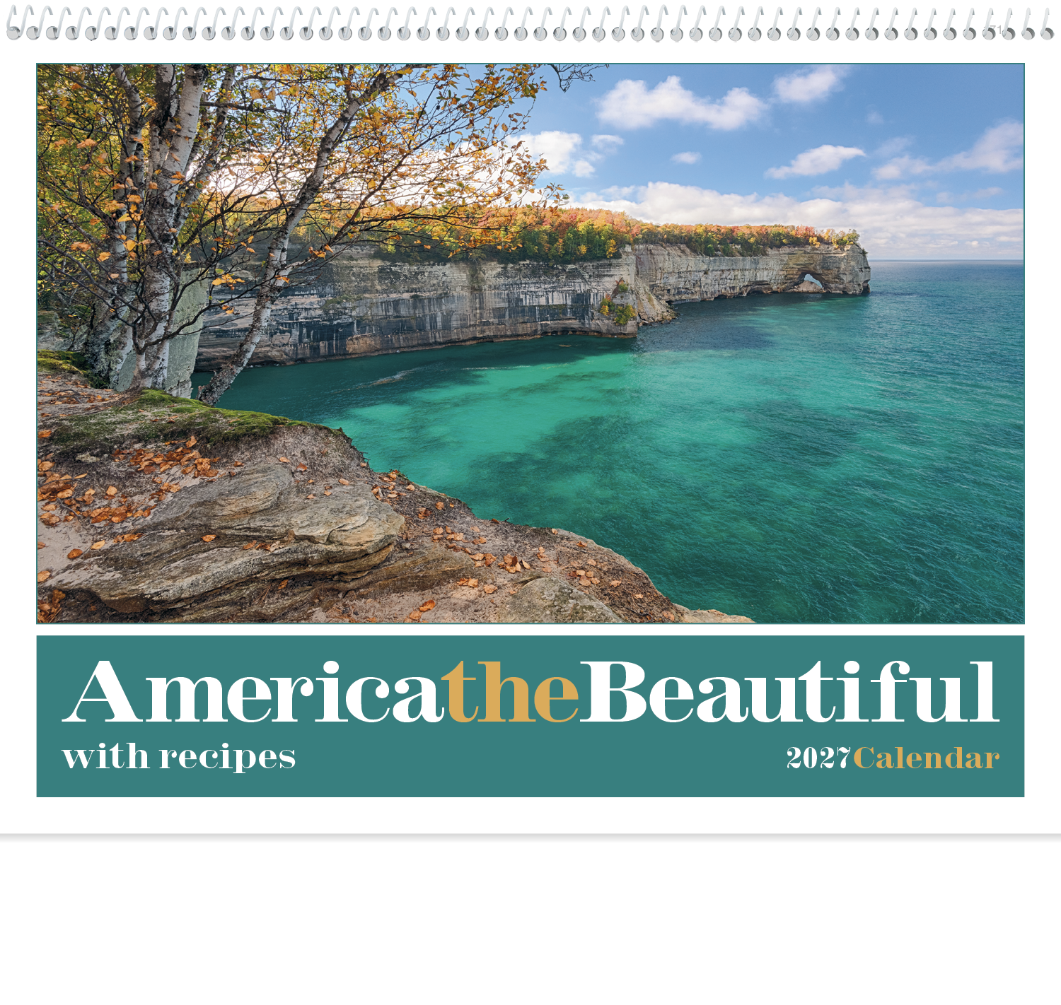 Triumph® Calendars America the Beautiful with Recipes Calendar 37