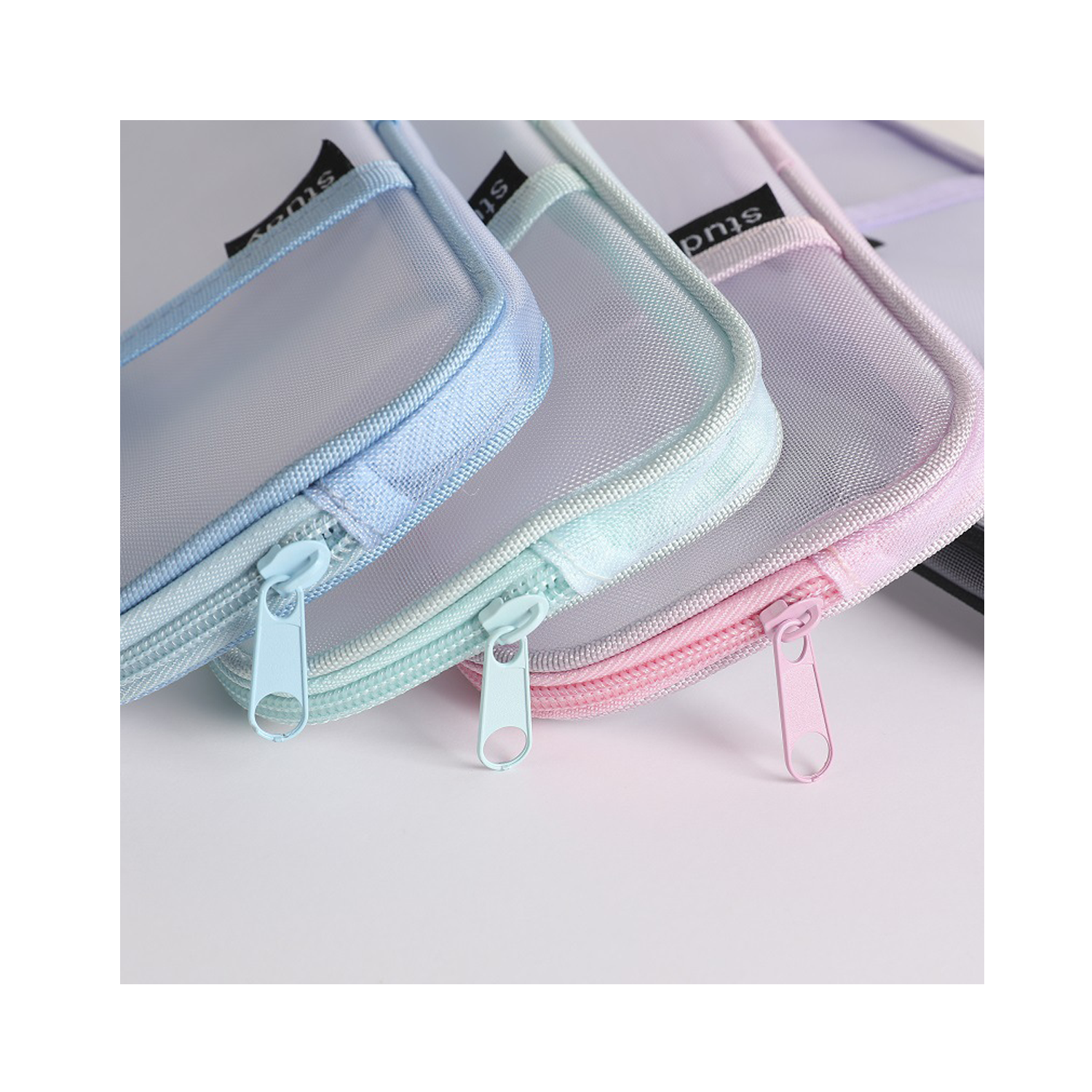 Simple Transparent Mesh Pen Bag 4