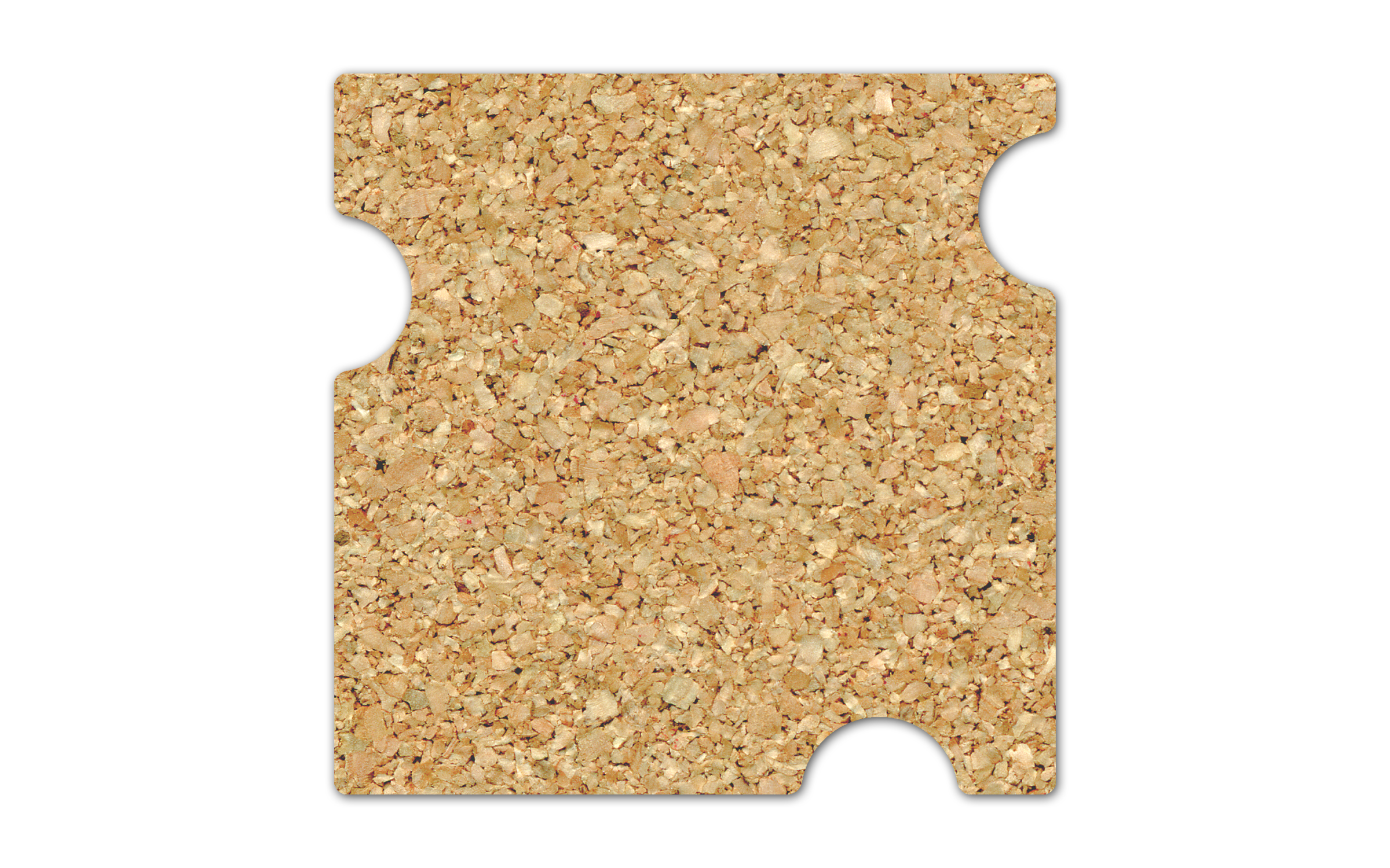 Swiss Cheese Cork Coaster 2