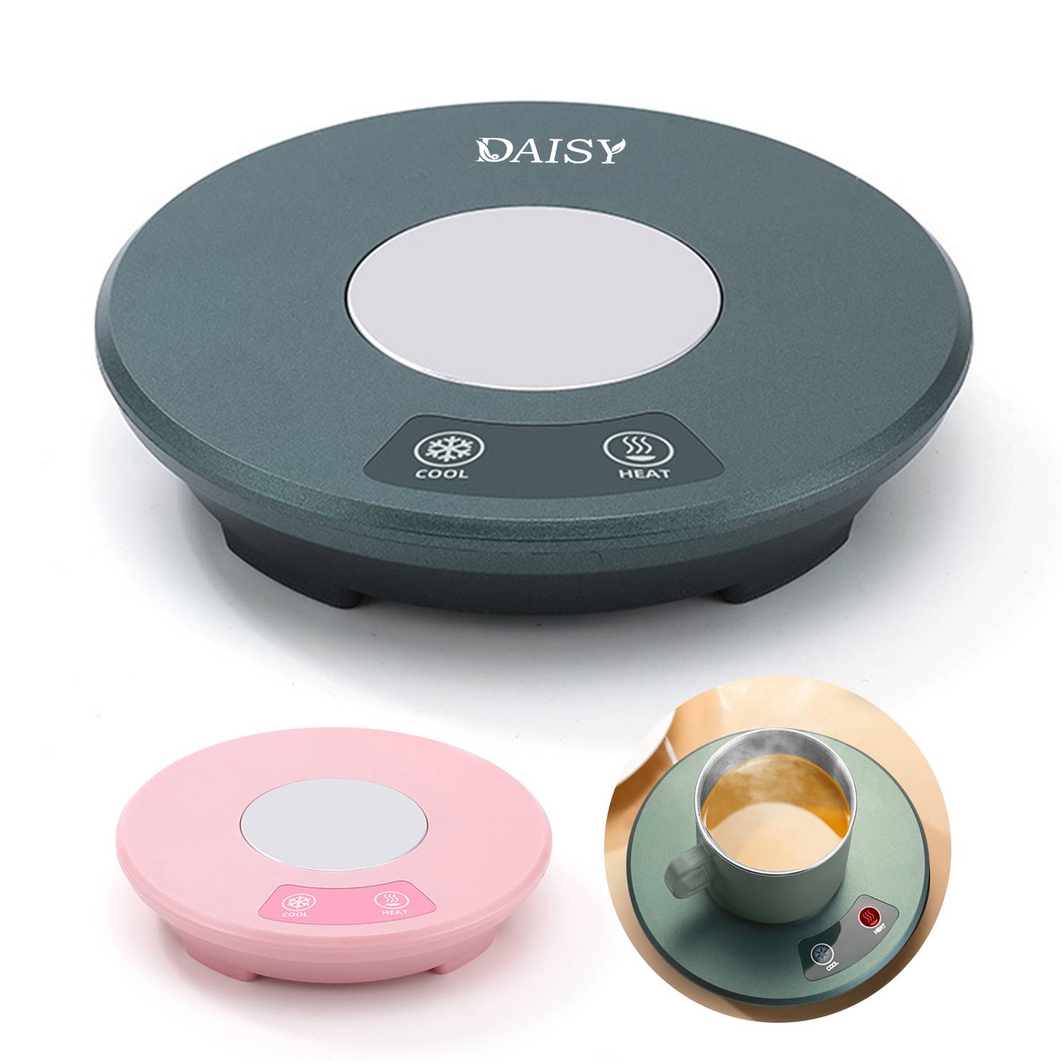 Usb Cooling & Heating Coaster Cup Mat For Home Office Use
