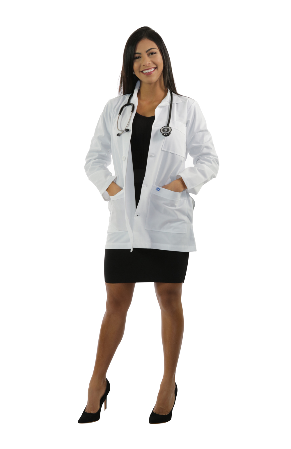 34" Ladies Antimicrobial Lab Coat 6