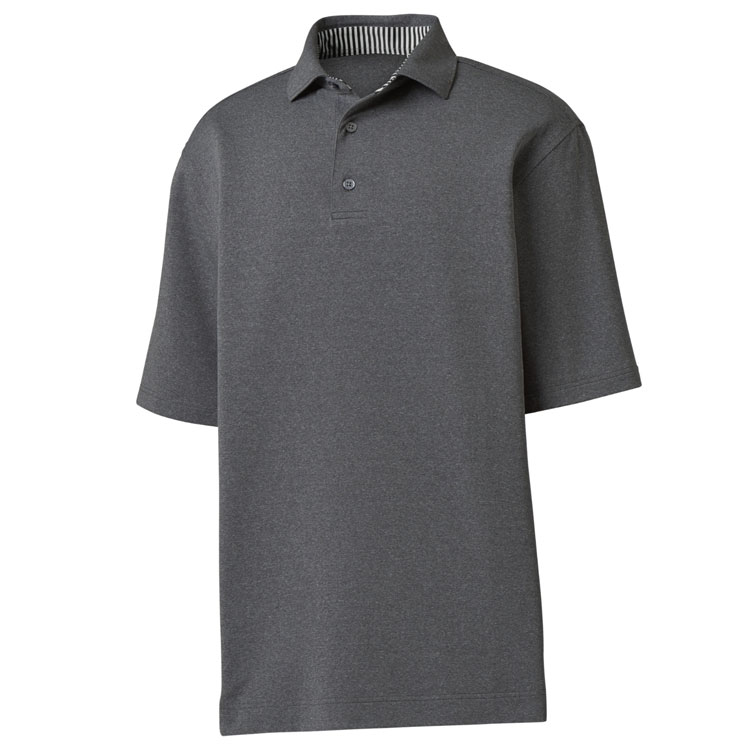 FootJoy ProDry Performance Solid Lisle Polo - Self Collar 2