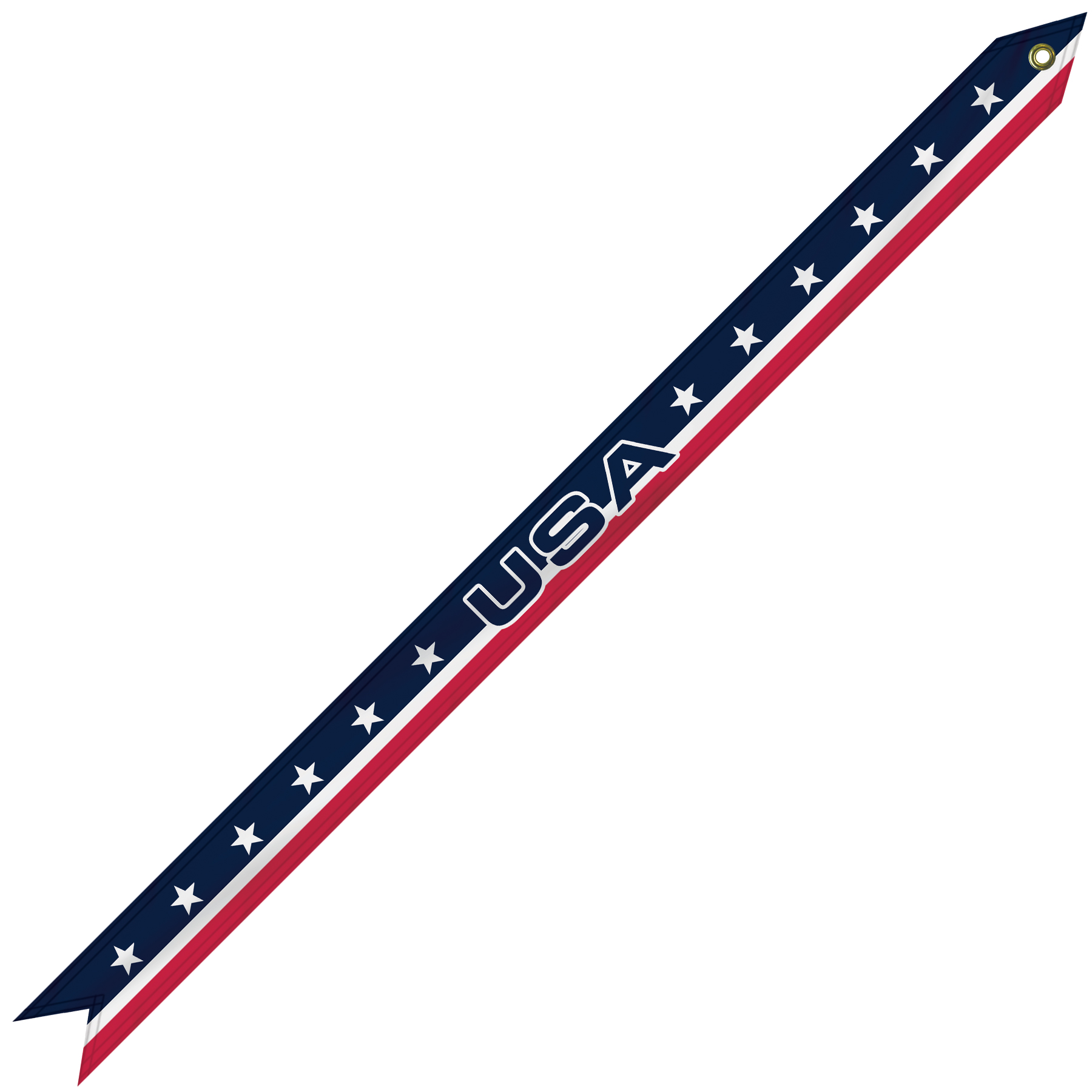 2 1/4" x 36" Custom Printed Knit Polyester Streamer 4
