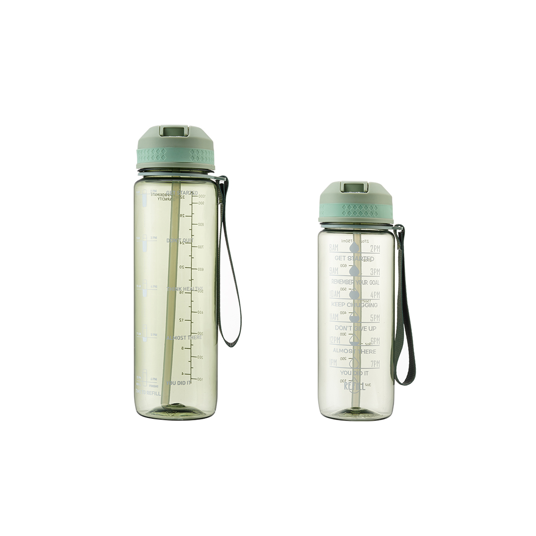 32 oz 24 ozBuilt-in Straw Water Bottle 2