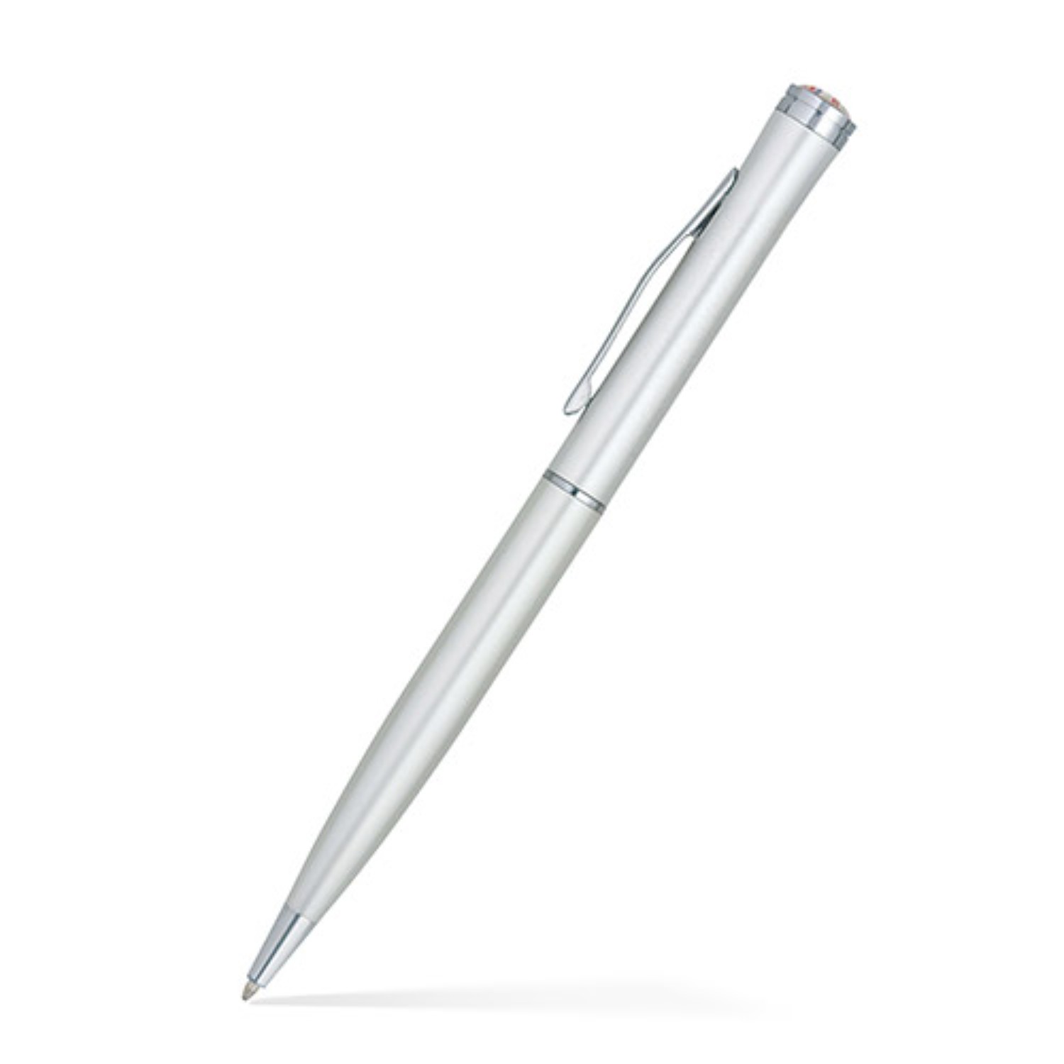 Aluminum Ballpoint Twist Metal Pen w/ Epoxy Dome Accent 15