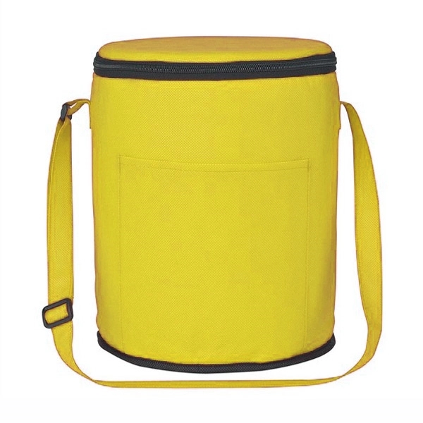 12 Pack Round Cooler Tote Bag 1