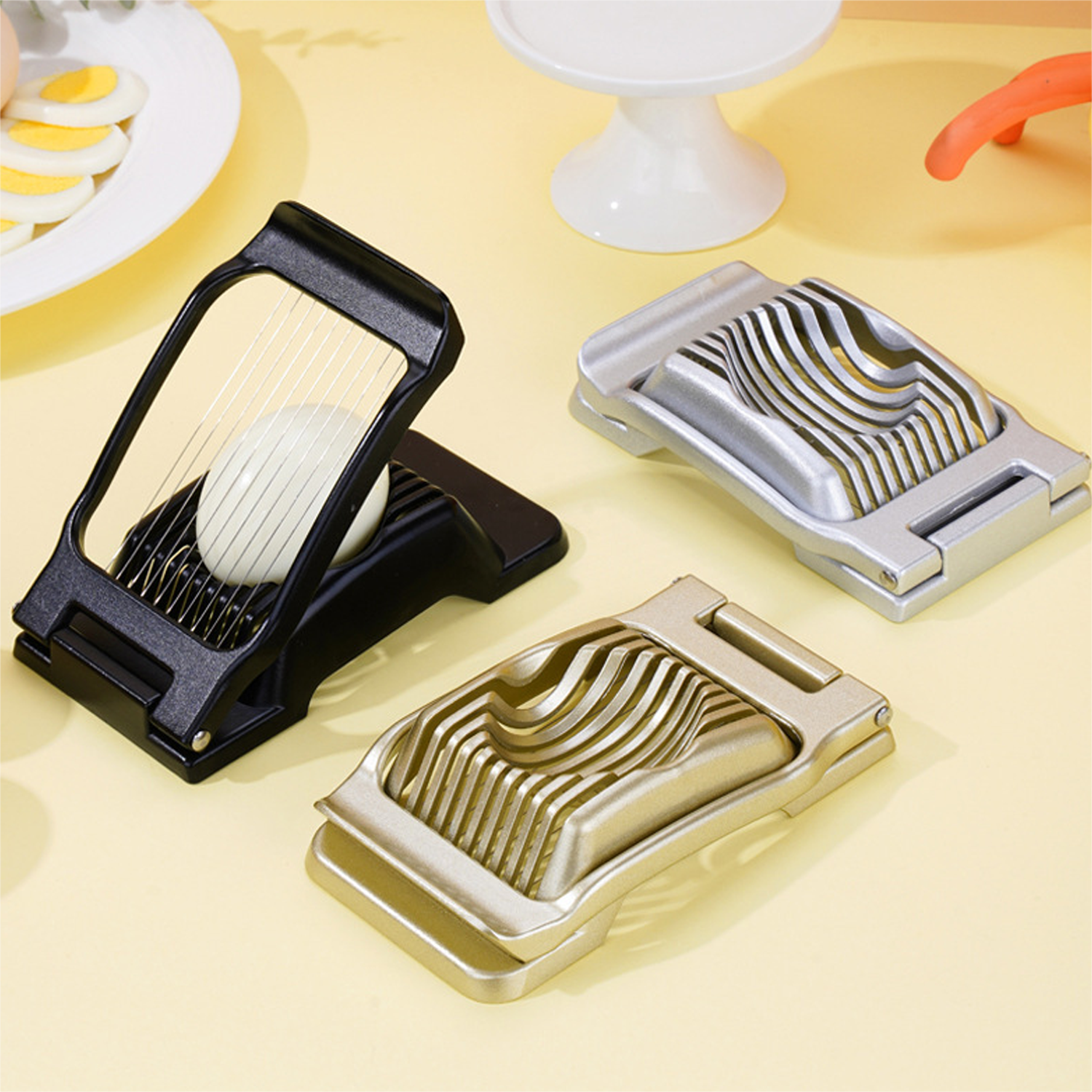 Multi-Function Aluminum Egg Slicer Kitchen Tool 8