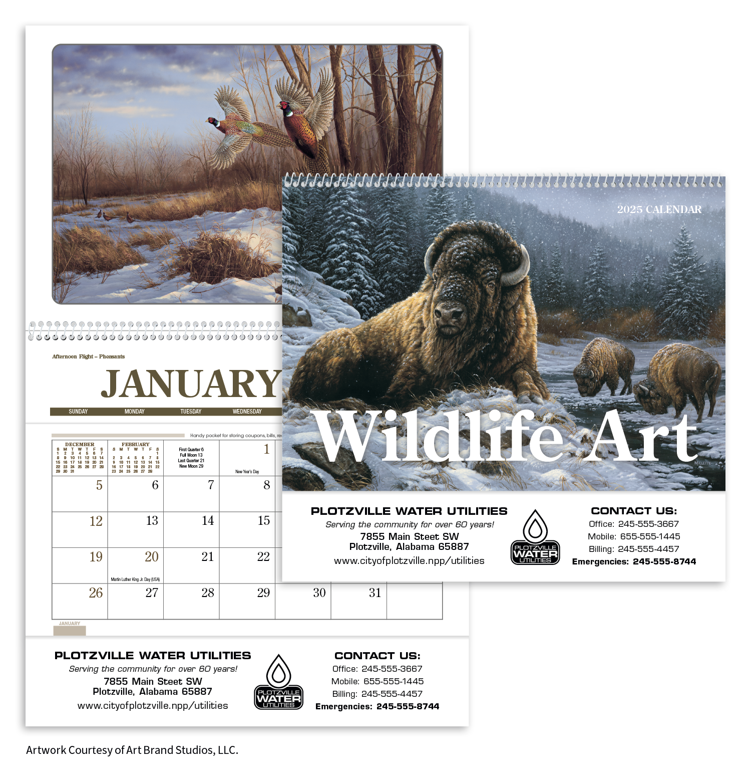 Triumph® Calendars Wildlife Art Pocket Calendar 8