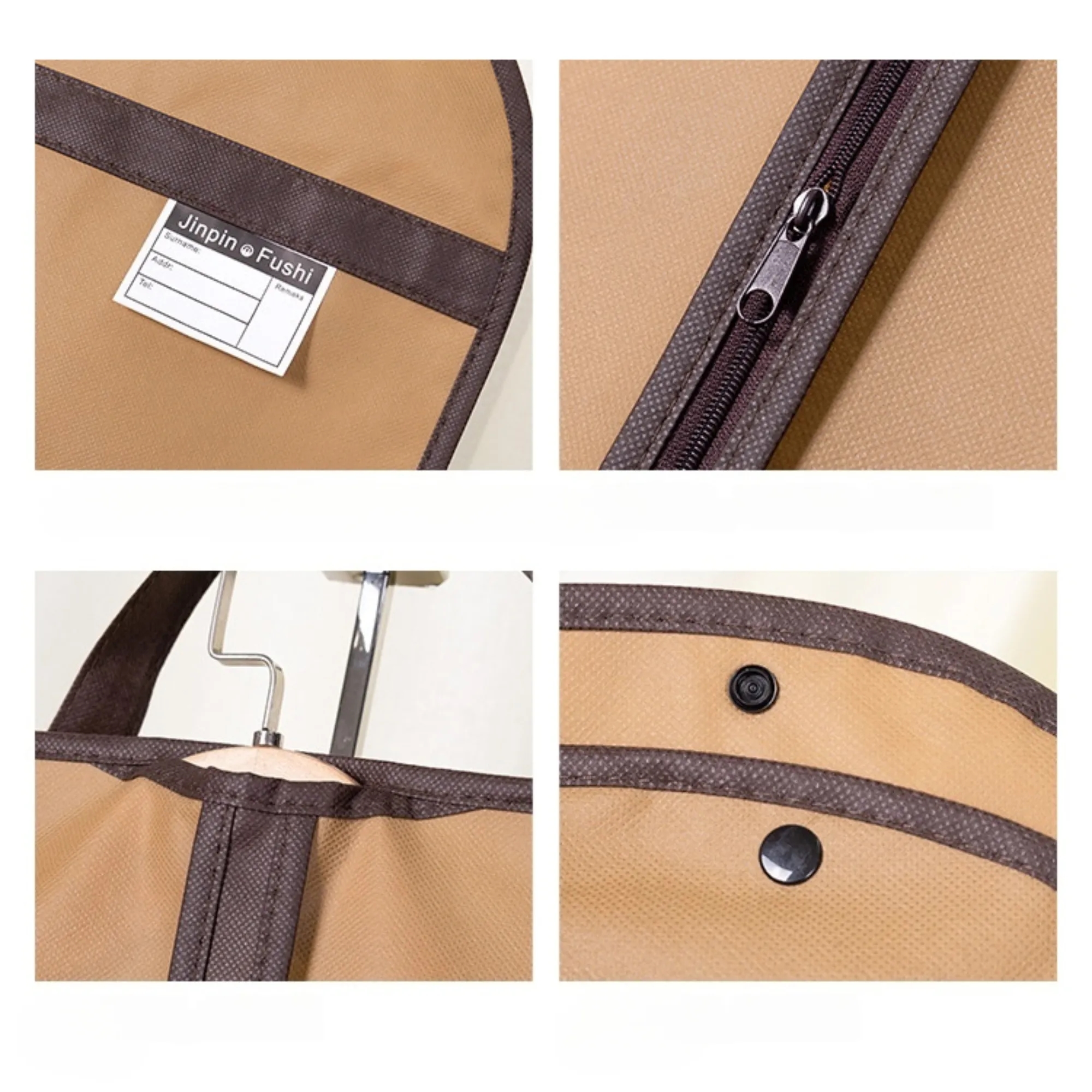 Non-Woven Fabric Travel Garment Bags Environmentally Friendl 3