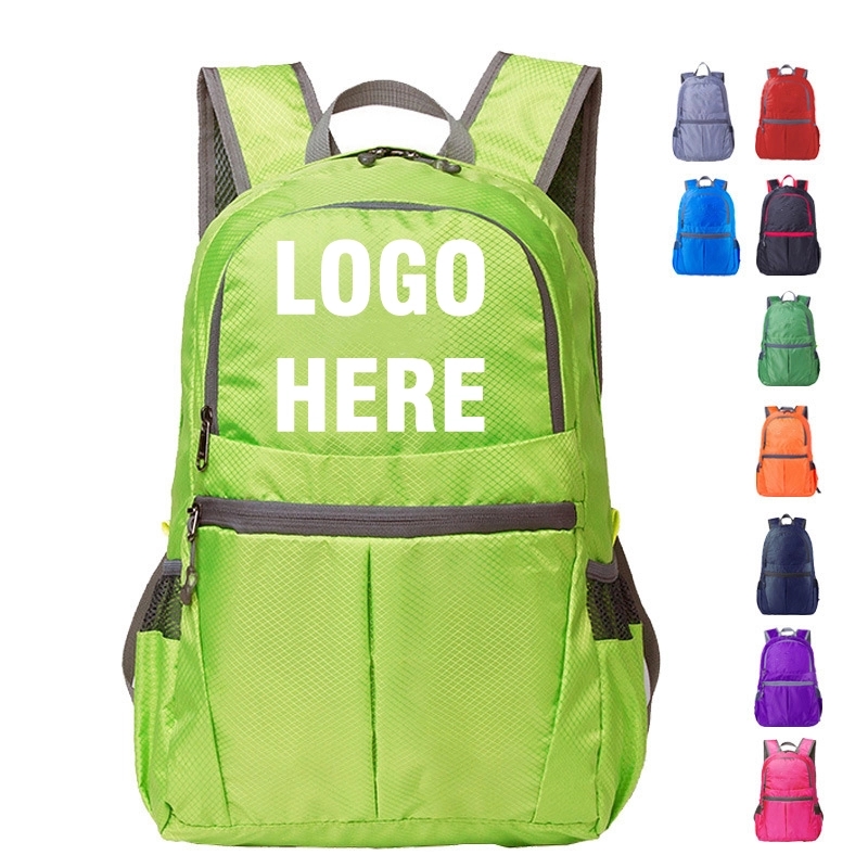 Custom Water Resistant Lightweight Packable Backpack 3