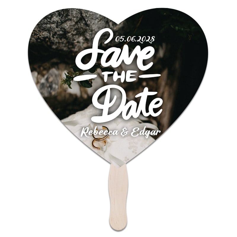 Heart Shape Hand Fans 4