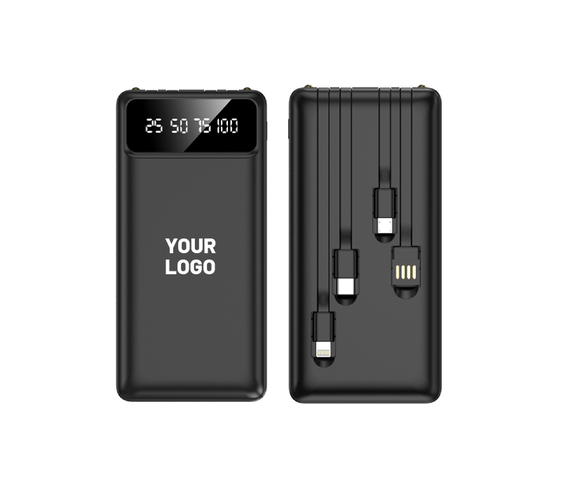 Built-in Cable Power Bank- 10000 mAh 5