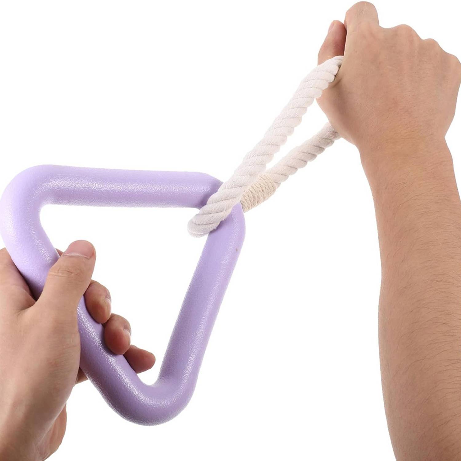 Custom Dog Rubber Triangle Tug Toy 5
