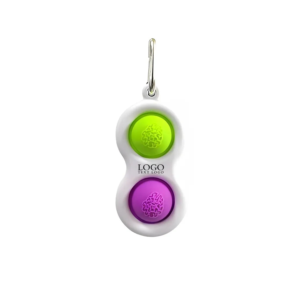 Push Pop Bubble Fidget Toy Keychains 6