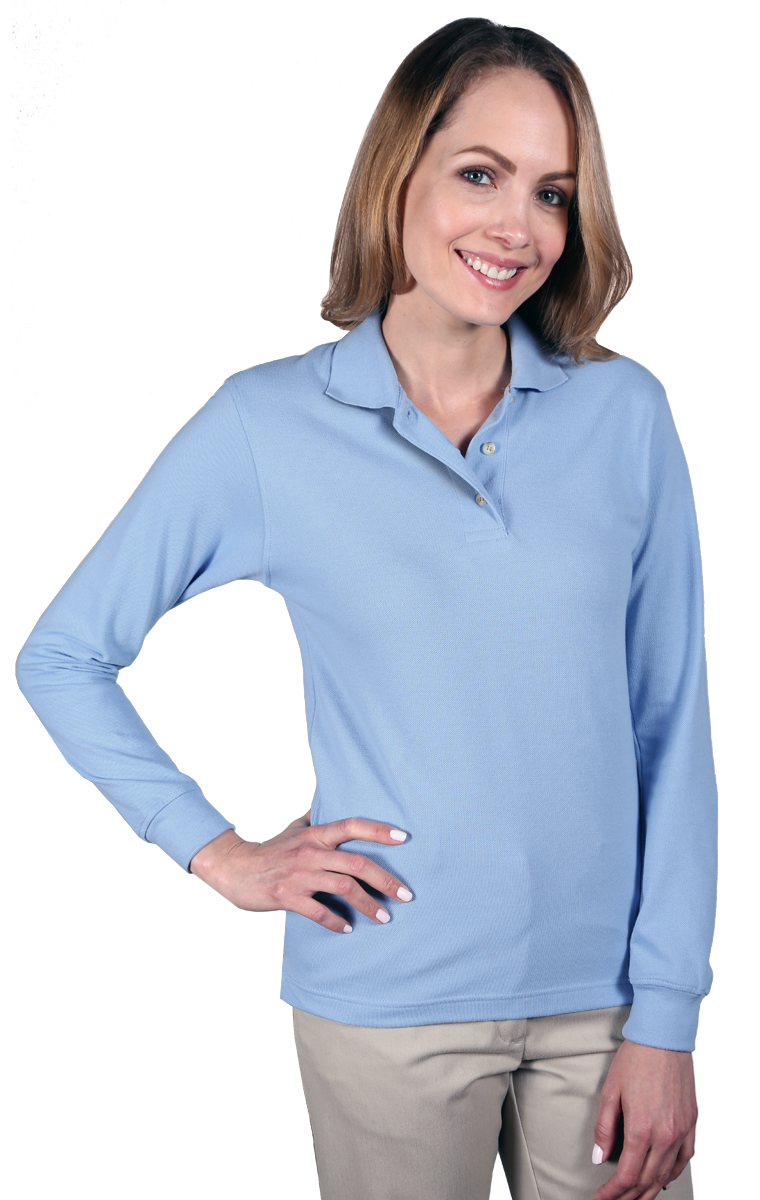 Ladies' Superblend L/S Polo 18
