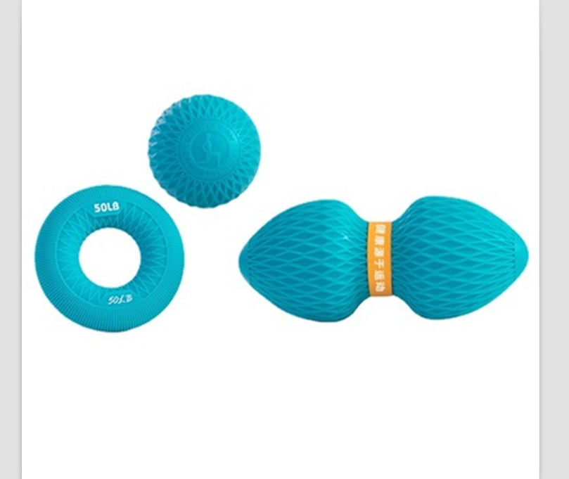 Silicone peanut fascia grip ball set 2