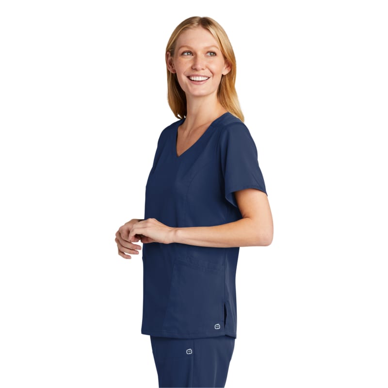 WonderWink Women's Premiere Flex Mock Wrap Top 17