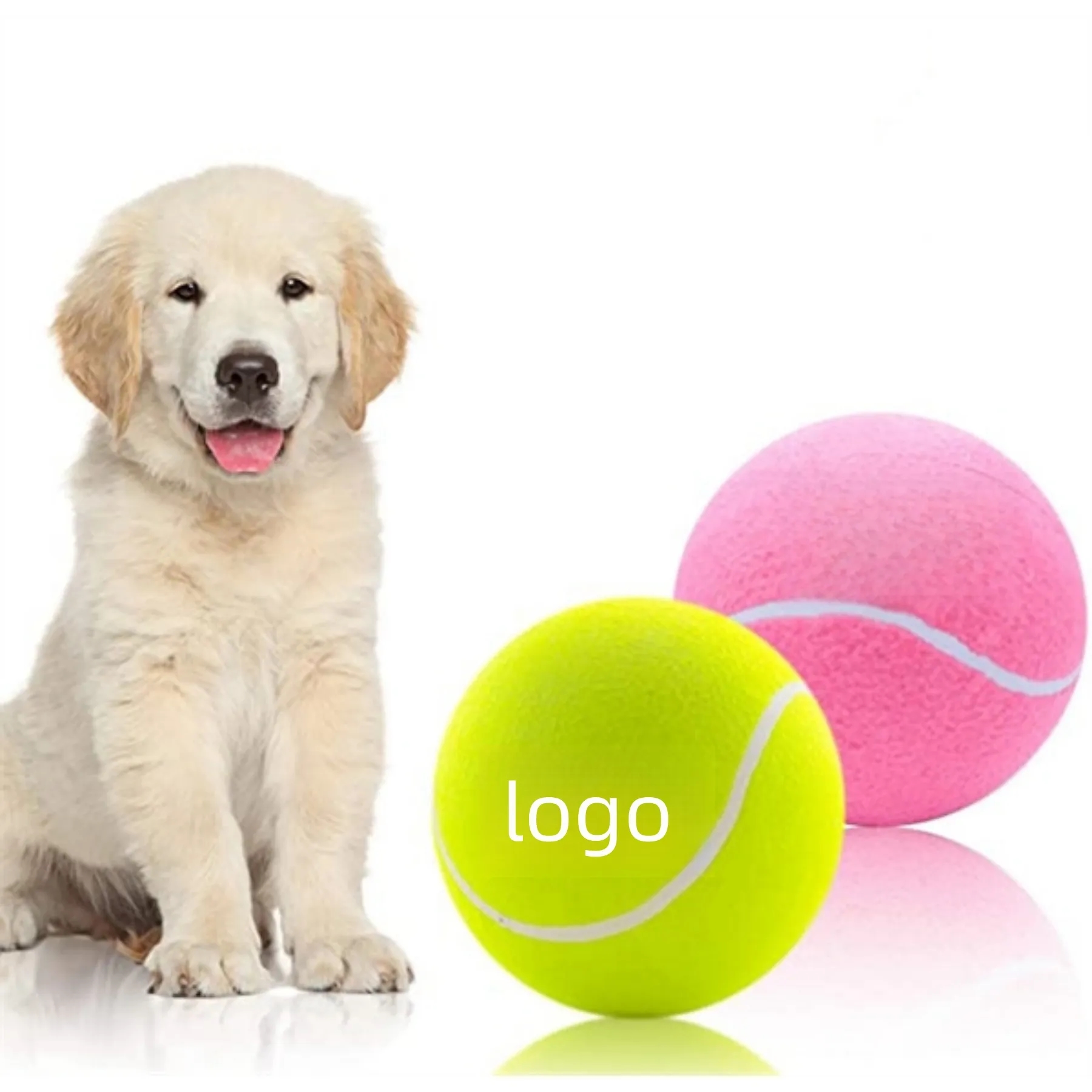 9.5" Inflatable Giant Pet Tennis Balls 5