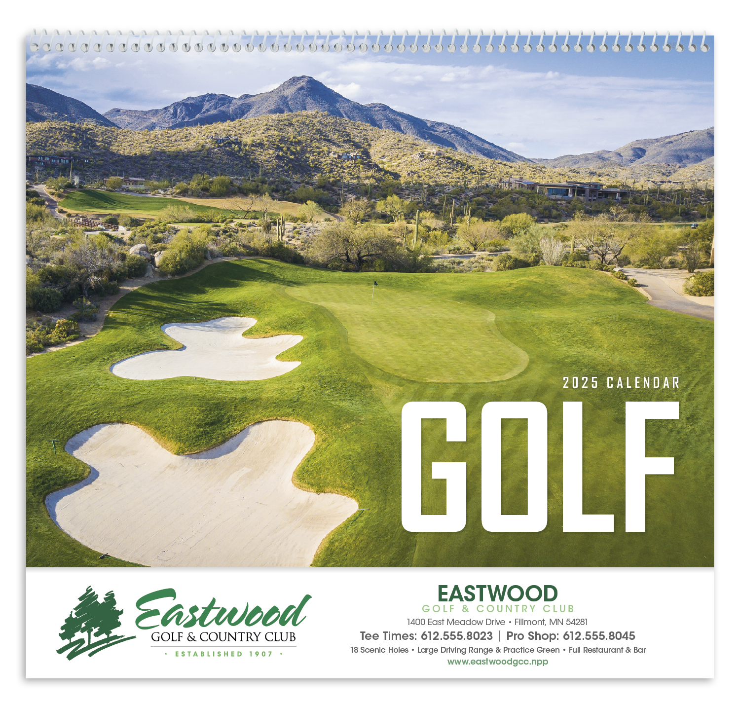 Triumph® Calendars Golf Calendar 13