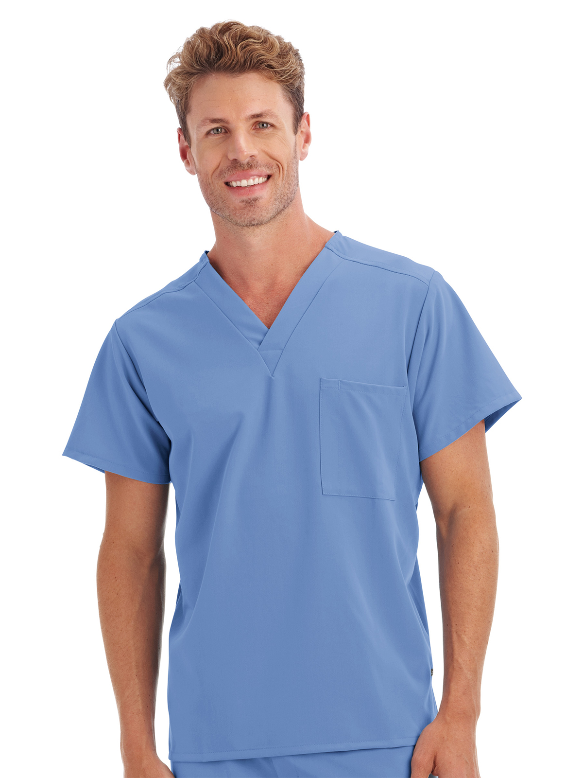 Jockey - Unisex 1-Pocket V-Neck Top 15