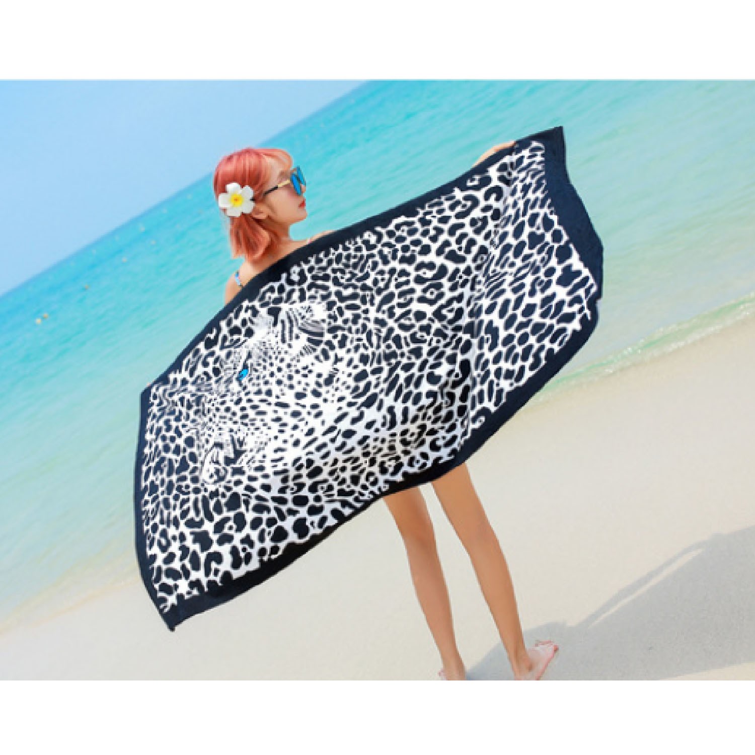 Rock'it 3-Day Sublimated Microfiber Sand Proof Beach Towel (25"x 50") 3