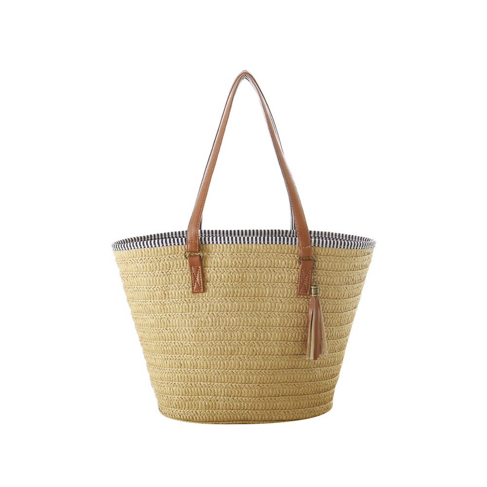 Straw Woven Tote Beach Shoulder Bag