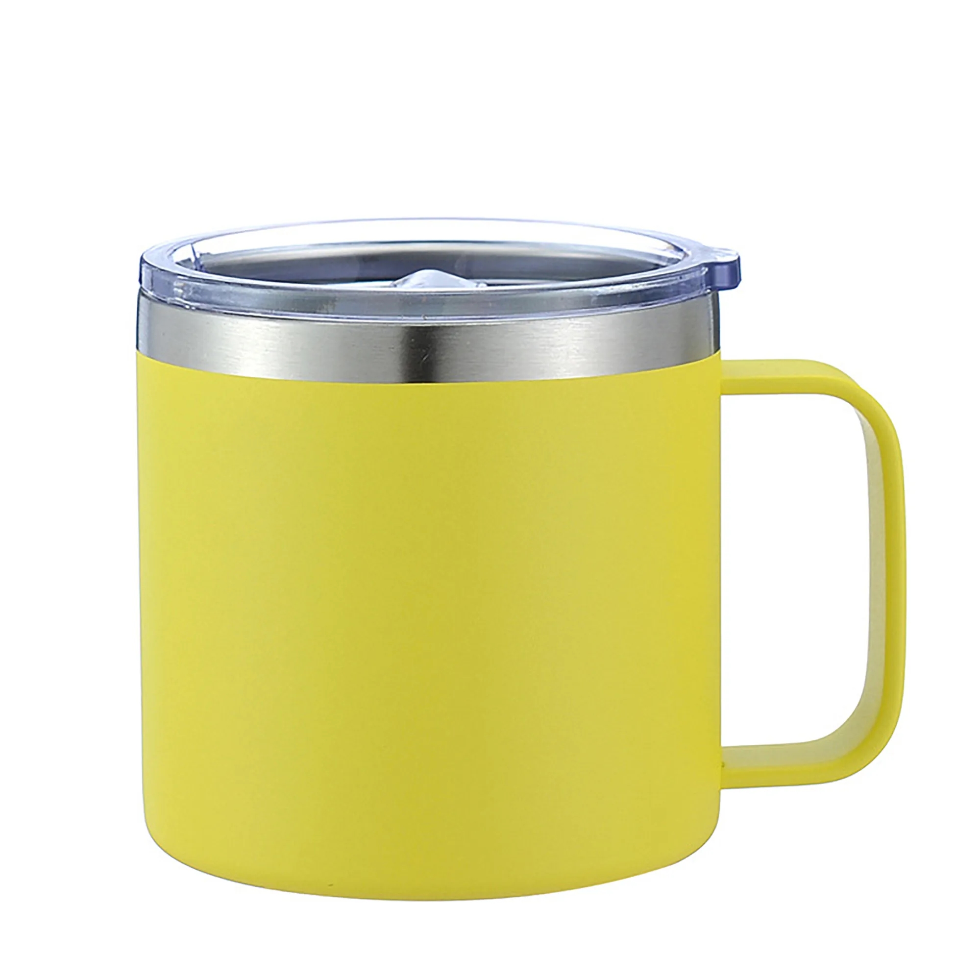 14oz Double Wall Stainless Steel Insulated Mug with Handle 3