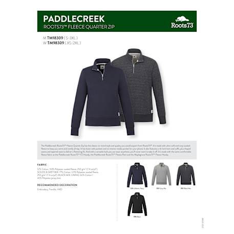 Women's PADDLECREEK Roots73 Fleece Quarter Zip 109
