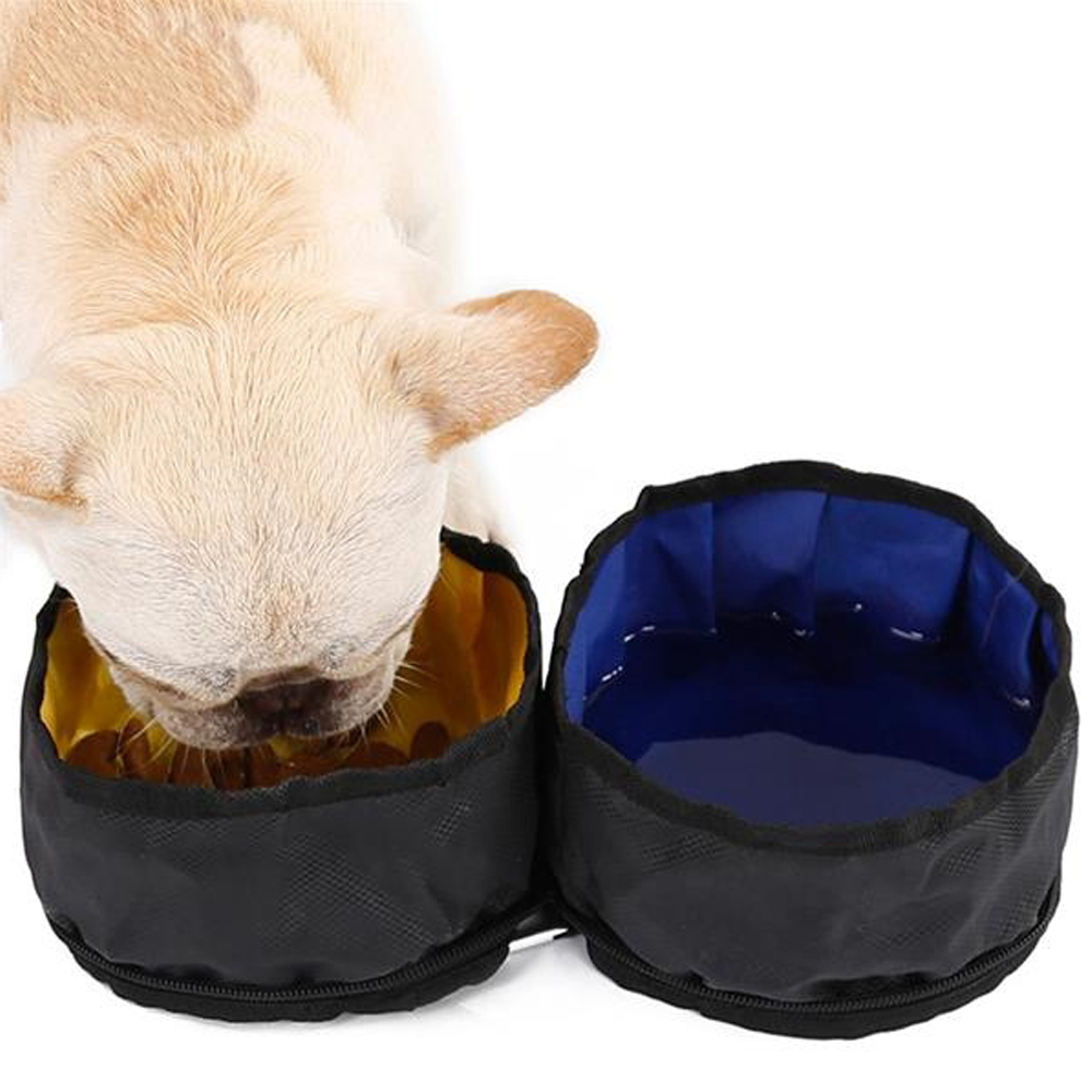 36oz Collapsible Pet Travel Bowls With Zipper And Climbing H 4