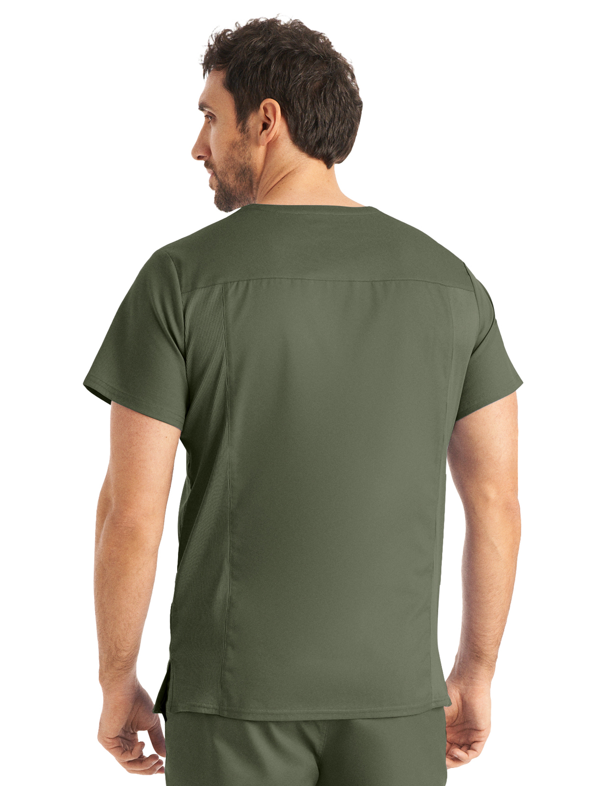 Landau - ProFlex - Men's Four-Pocket Back Yoke V-Neck Top 50