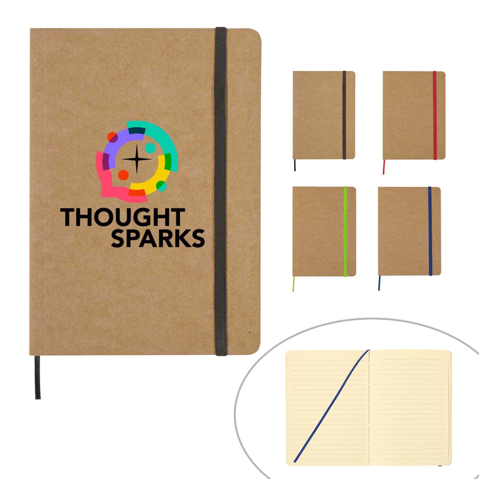 Jornikolor Eco Notebook with Recycled paper and strap 9