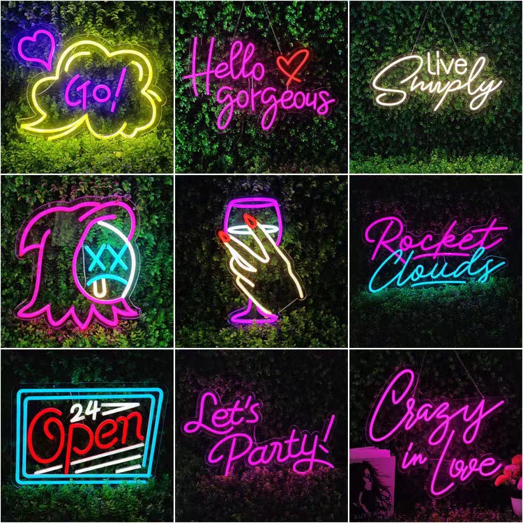 Plastic Custom Glow Neon Lights 3