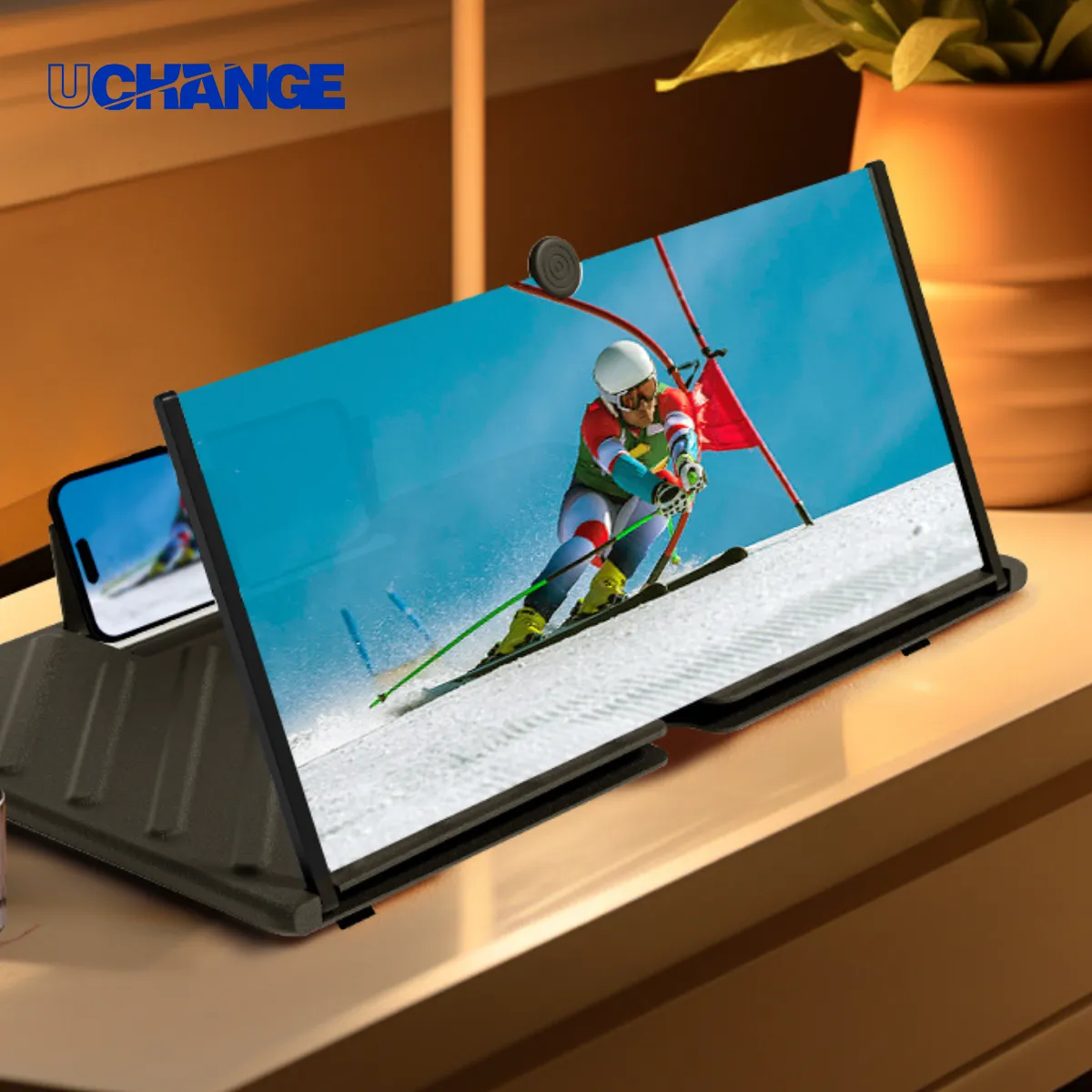 10" Foldable Phone Screen Magnifier Stand 2