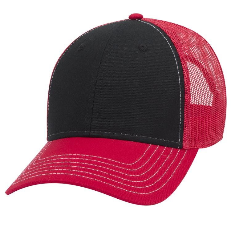 OTTO CAP® 6 Panel Low Profile Mesh Back Trucker Hat 84