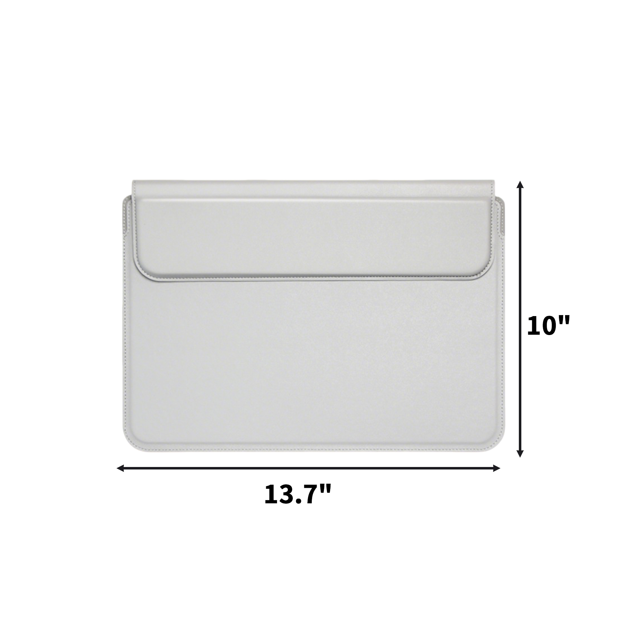 PU Laptop Sleeve 13" With Stand Plus Wrist Rest 2