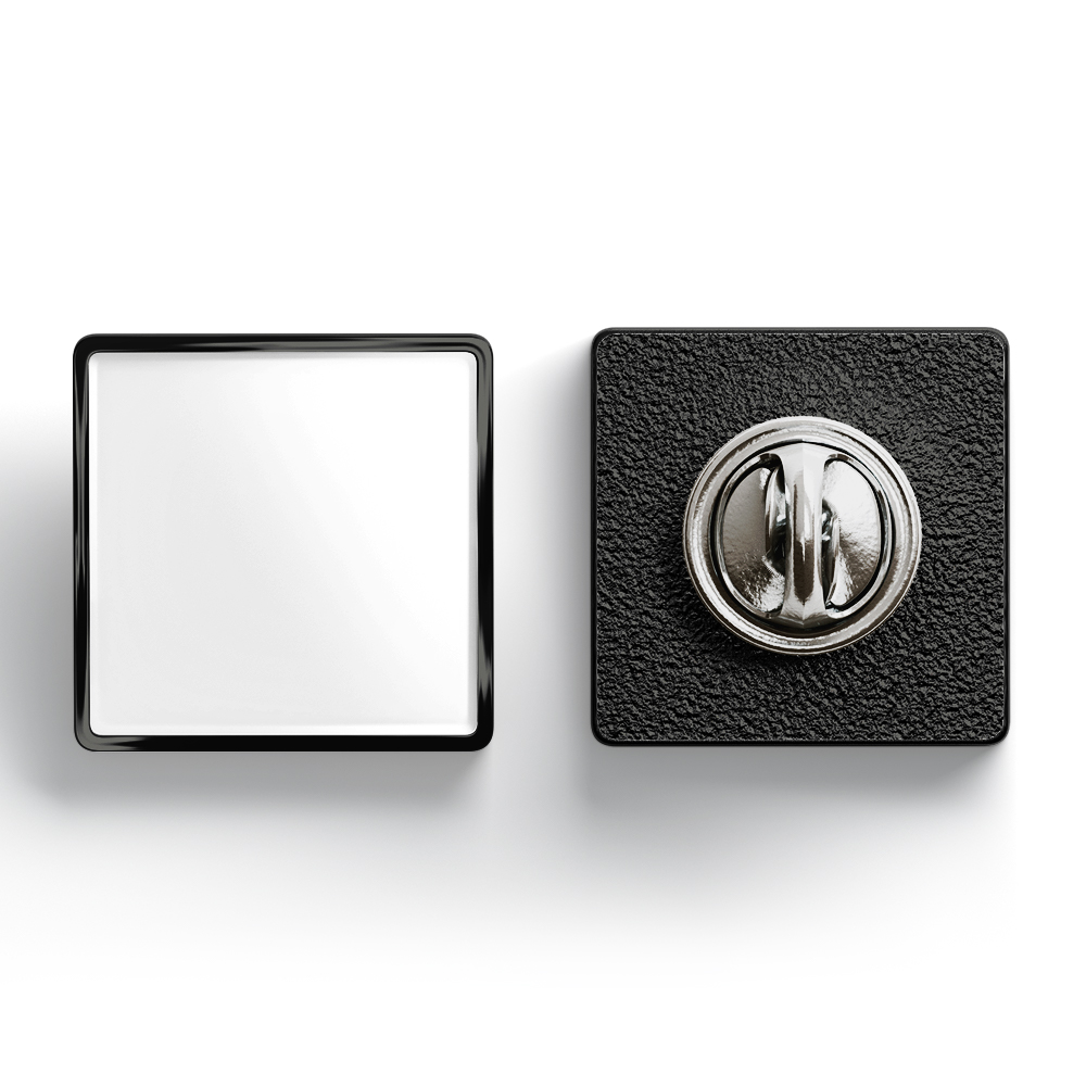 Express Vibraprint 1 1/2" Square Lapel Pin 1
