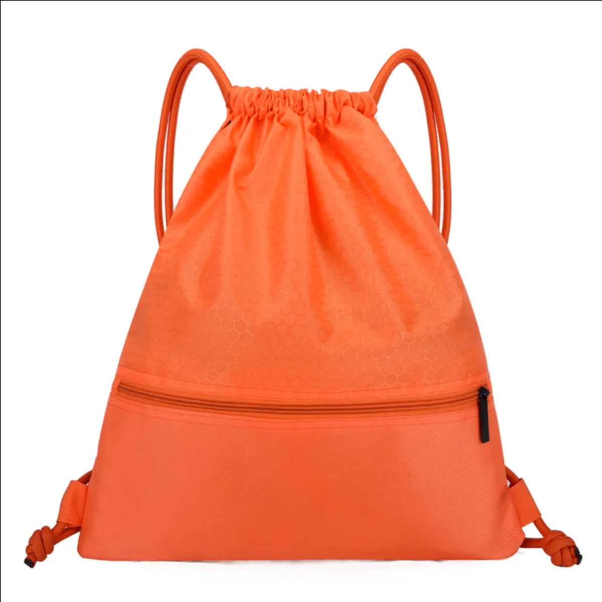 Large Capacity Outdoor Drawstring Backpack With Front Pouch 3