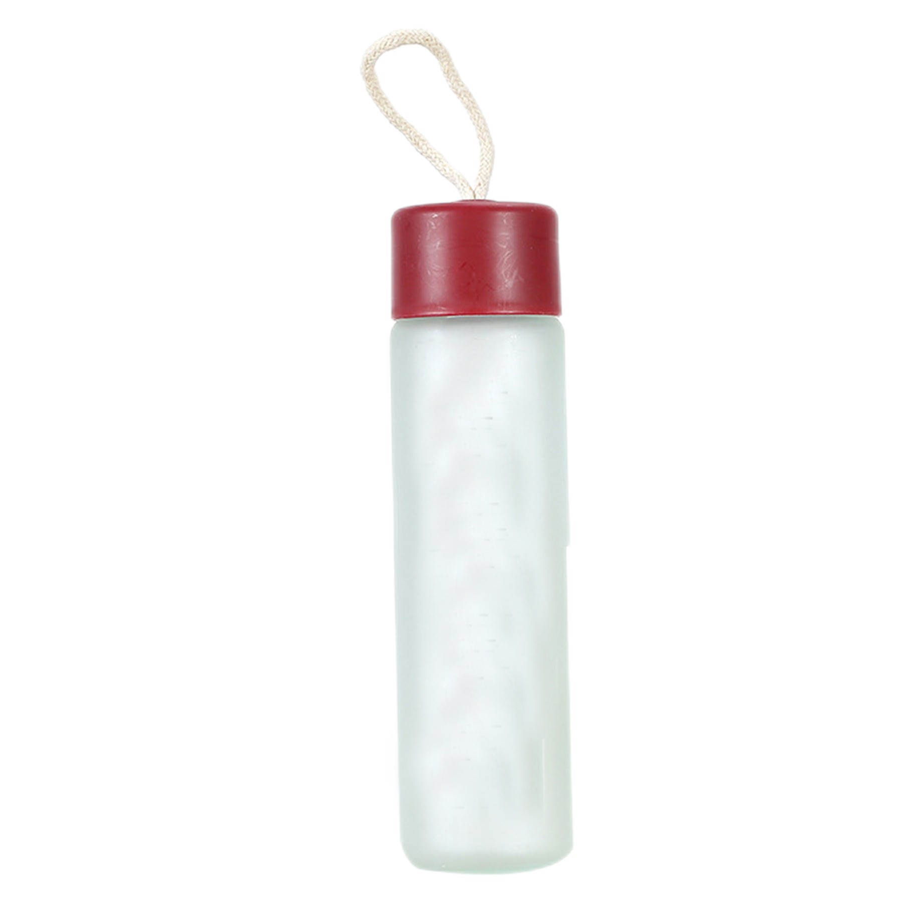 12 Oz Frosted Glass Water Bottle 2