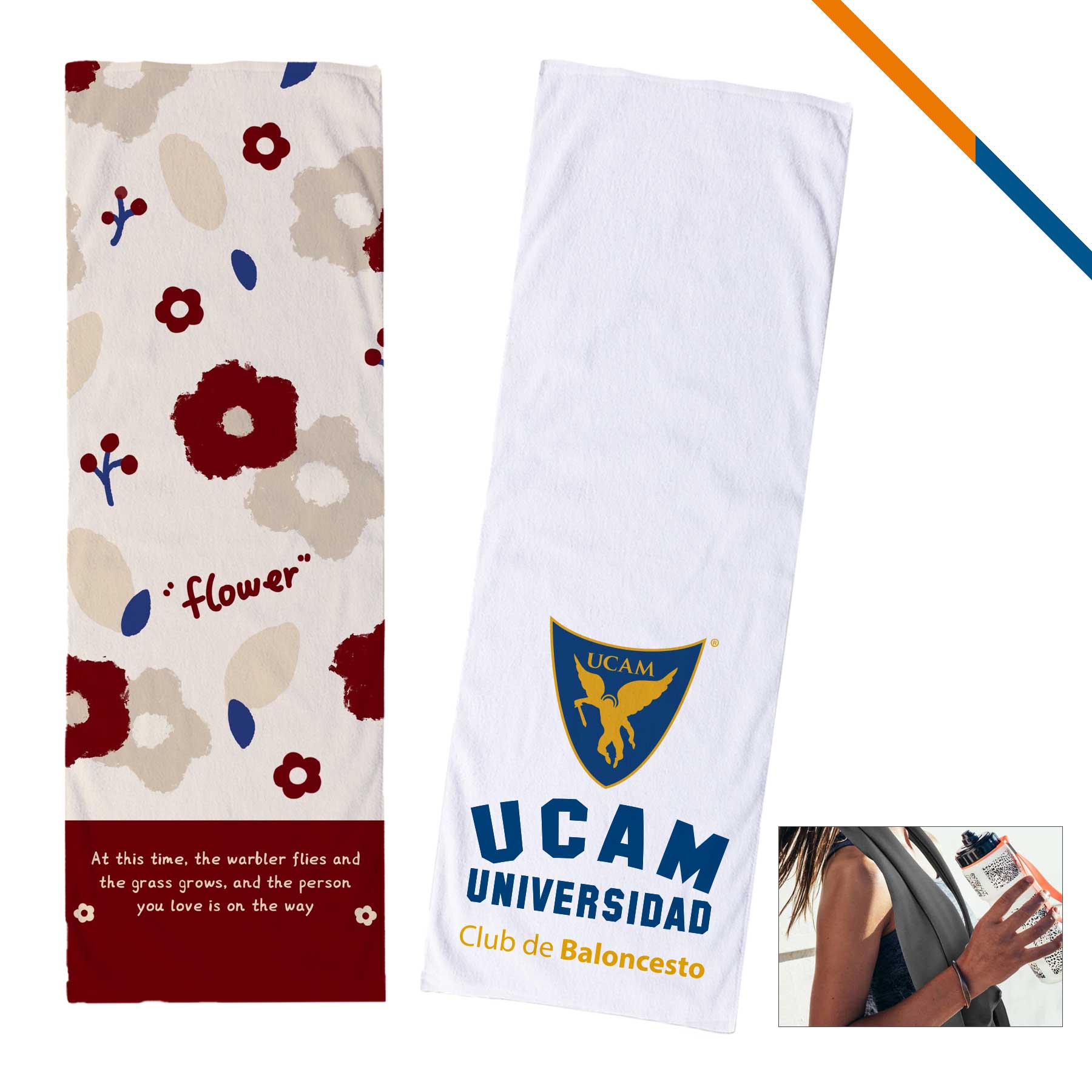 Thainy Cooling Fitness Towel - 36" x 12" 3