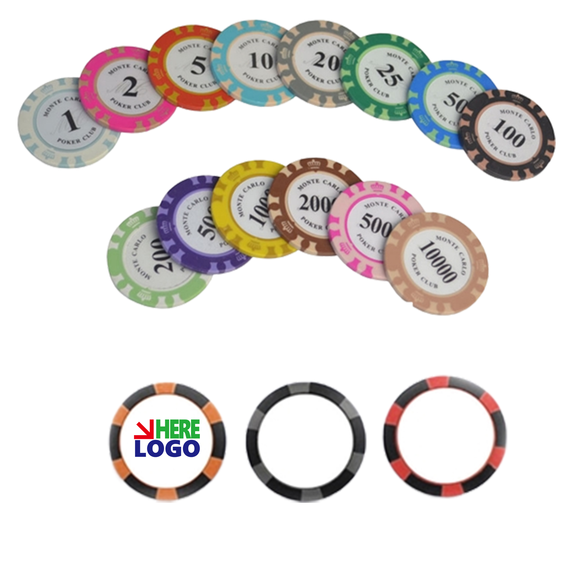 Versatile 14g Casino Poker Chips 3
