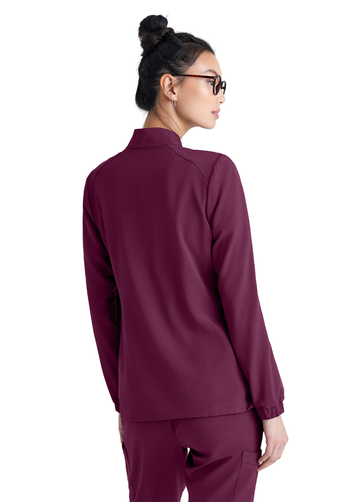Grey's Anatomy Evolve Stretch - Women's Three-Pocket Virtue Warm-Up Scrub Jacket 31
