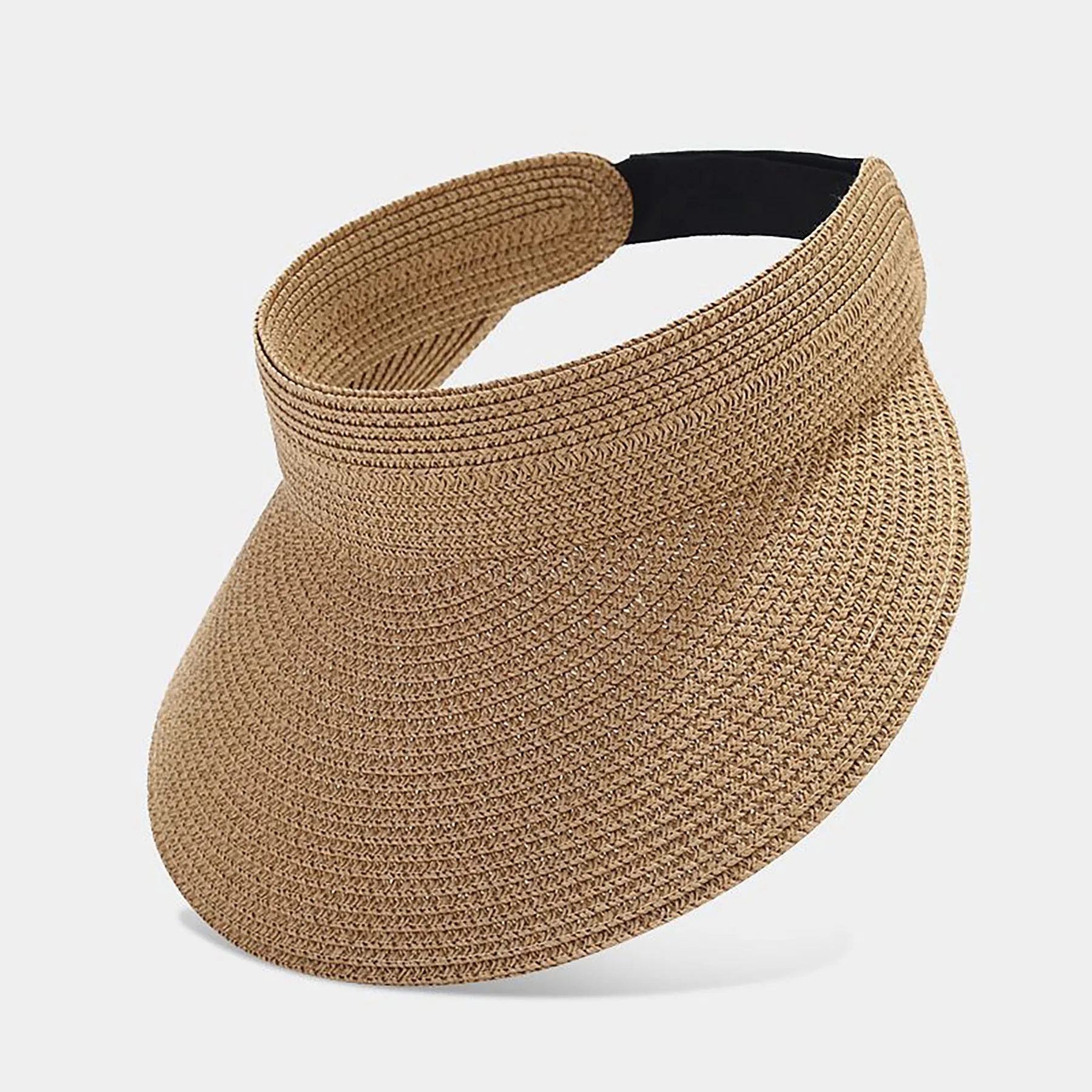 Womens Sun Visor Straw Hat 4